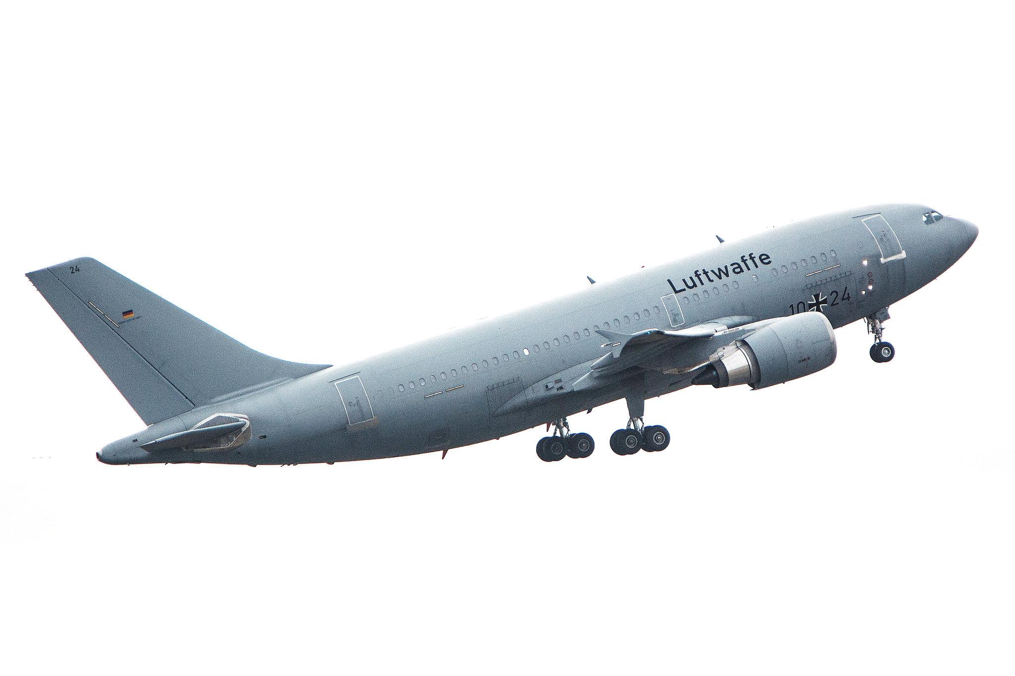 Hamburg Airport: German Air Force  ( / GAF) |  Airbus A310-304 MRTT  A310 | 10+24  | MSN 434