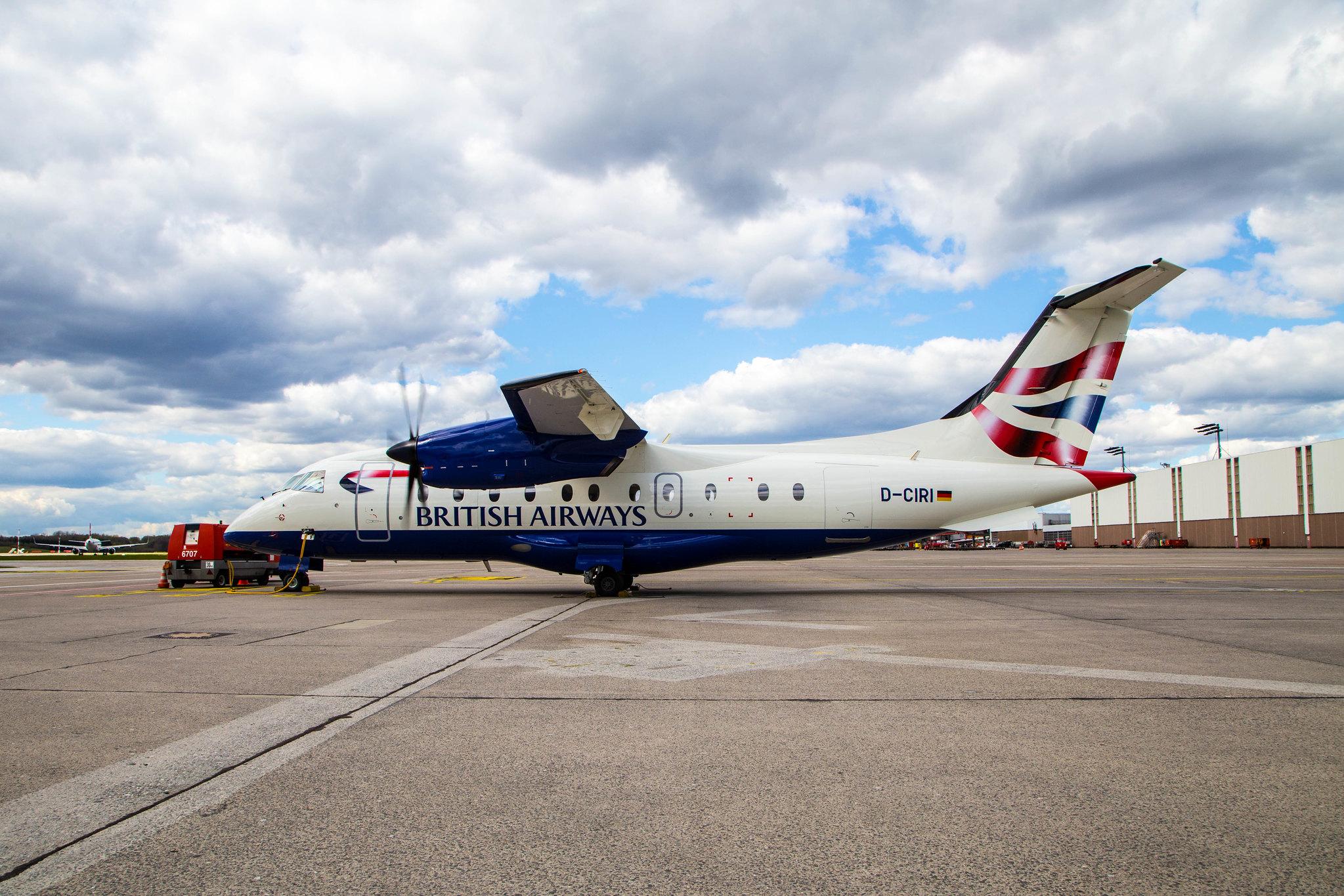 Hamburg Airport: British Airways (BA / BAW) | Operator: MHS Aviation |  Dornier 328-110 D328 | D-CIRI | MSN 3005