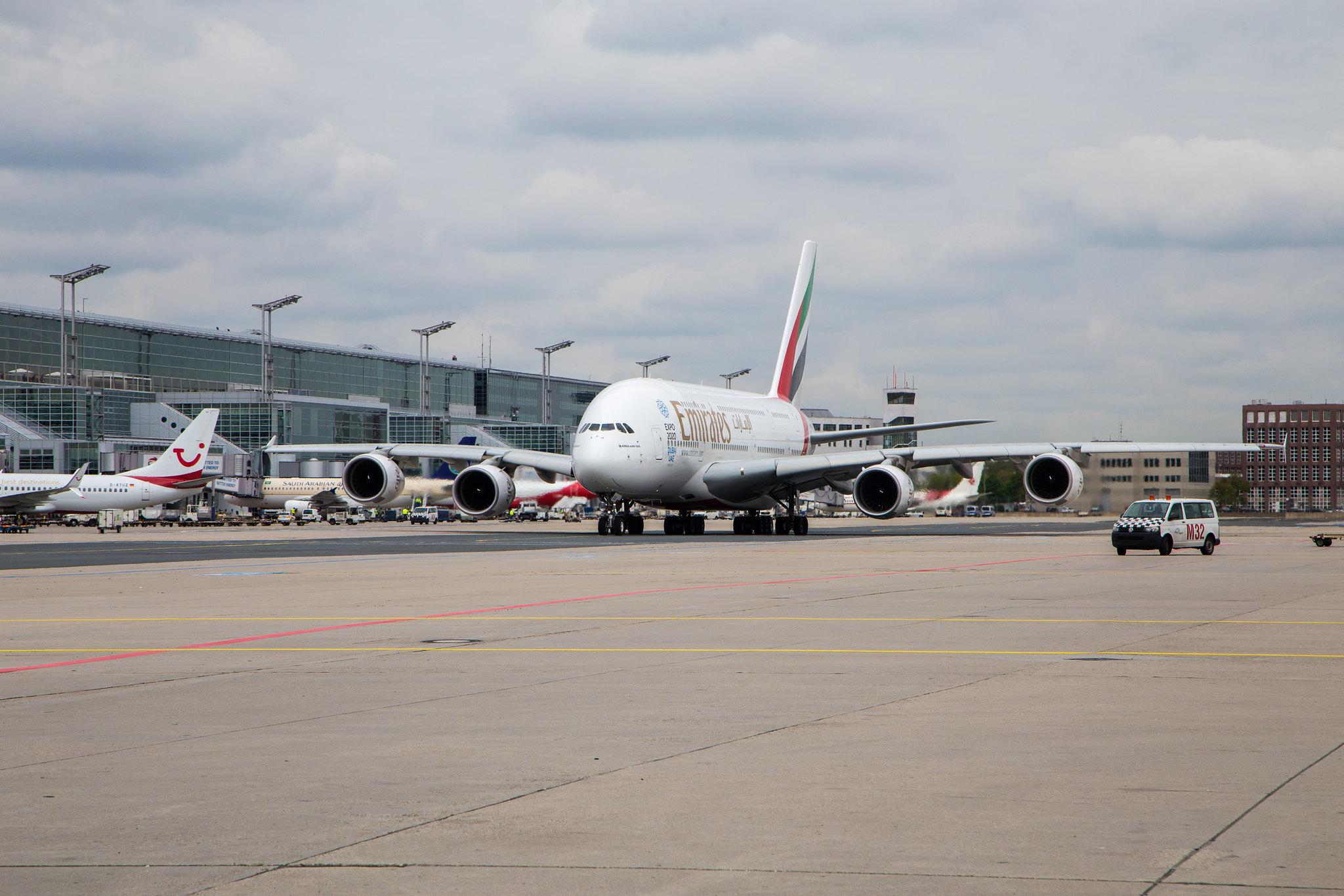 Frankfurt Airport: Emirates (EK / UAE) |  Airbus A380-861 A388 | A6-EOO | MSN 190