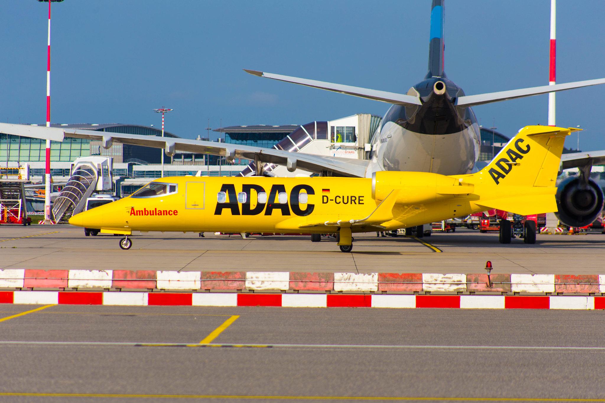 Hamburg Airport: Aero-Dienst (/ ADN) |  Learjet 60XR LJ60 | D-CURE | MSN 60-379 (ADAC)