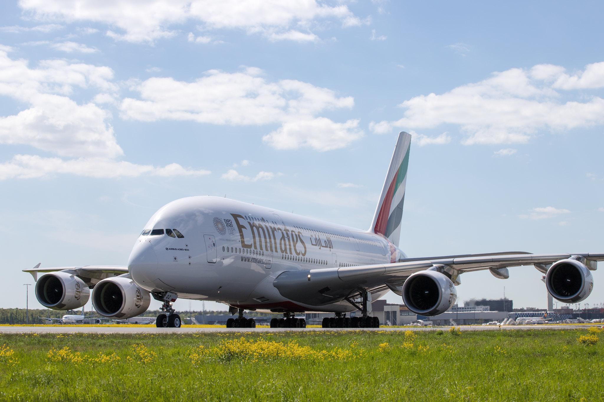 Frankfurt Airport: Emirates (EK / UAE) |  Airbus A380-861 A388 | A6-EOZ | MSN 210