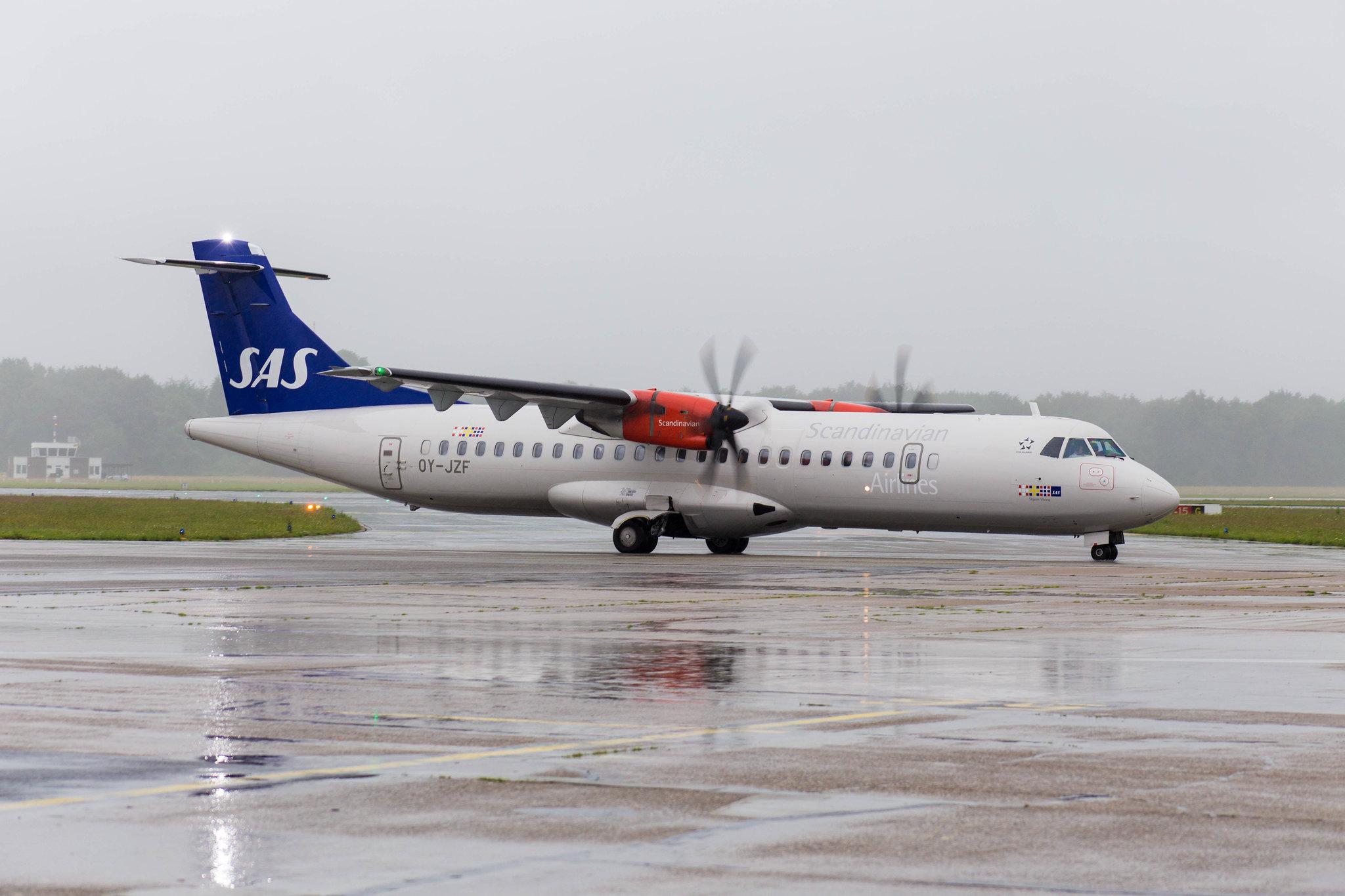 Hamburg Airport: SAS (SK / SAS) |  ATR 72-600 AT76 | OY-JZF | MSN 1165