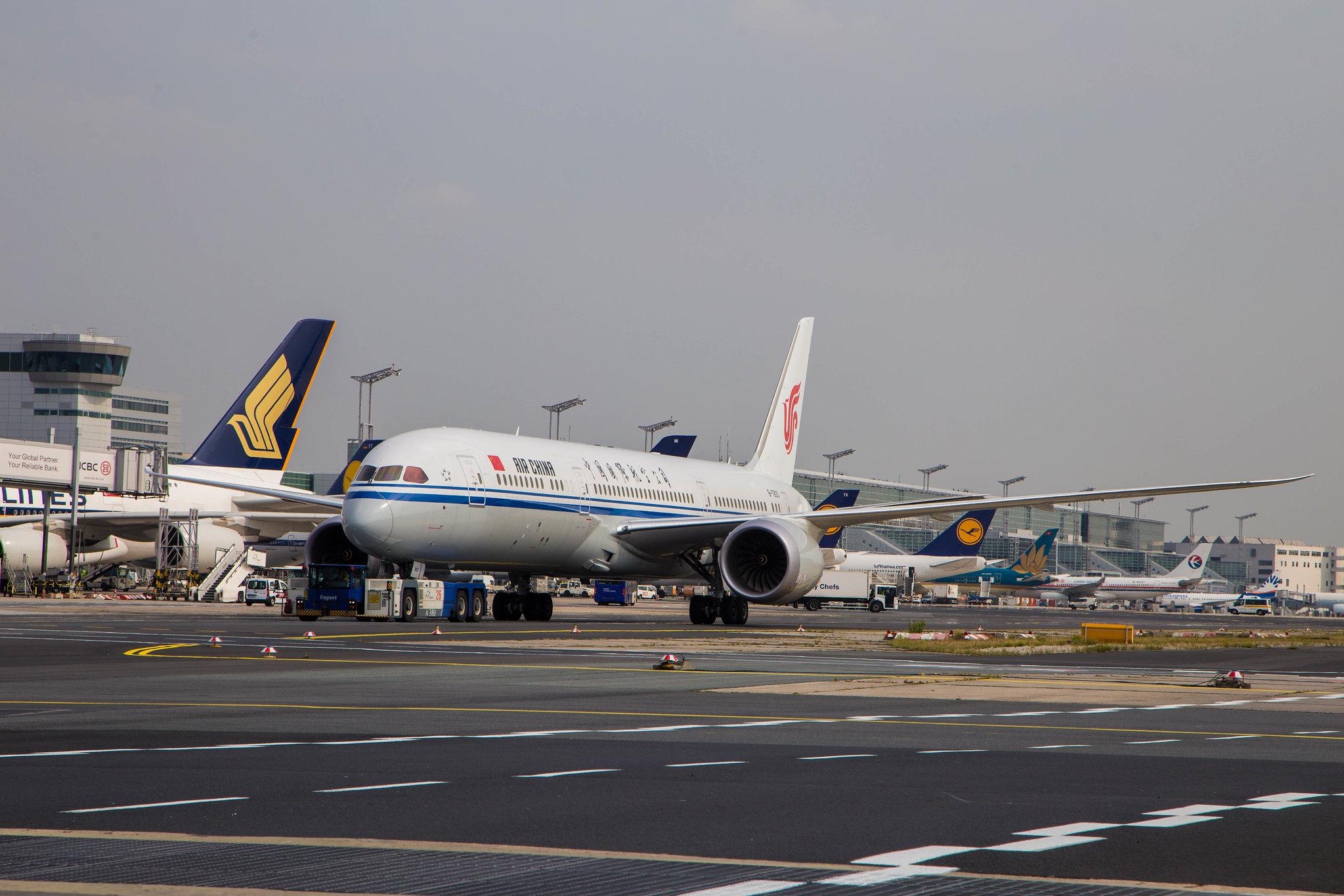 Frankfurt Airport: Air China (CA / CCA) |  Boeing 787-9 Dreamliner B789 | B-7800 | MSN 34308