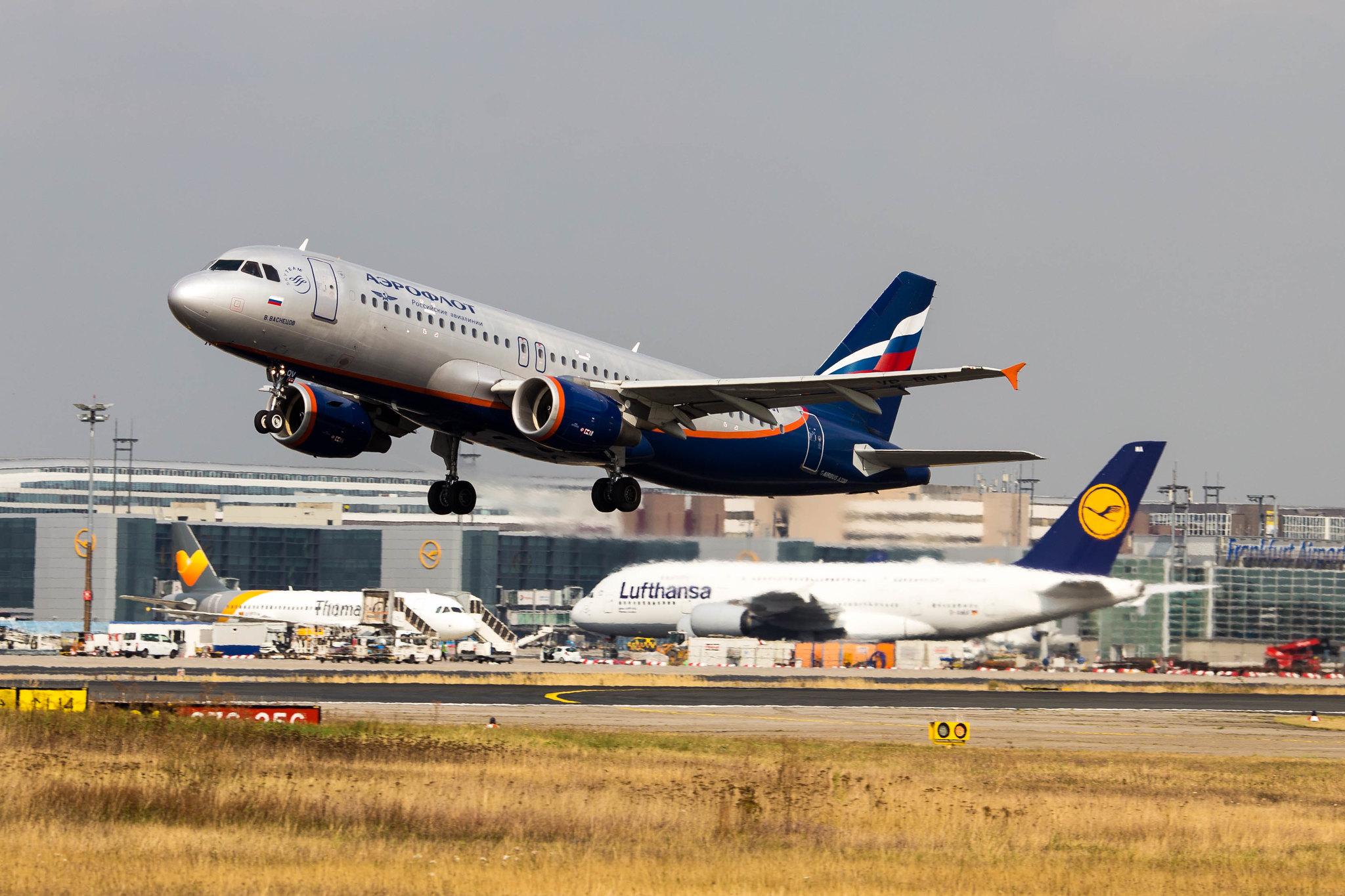 Frankfurt Airport: Aeroflot (SU / AFL) |  Airbus A320-214 A320 | VP-BQV | MSN 2920