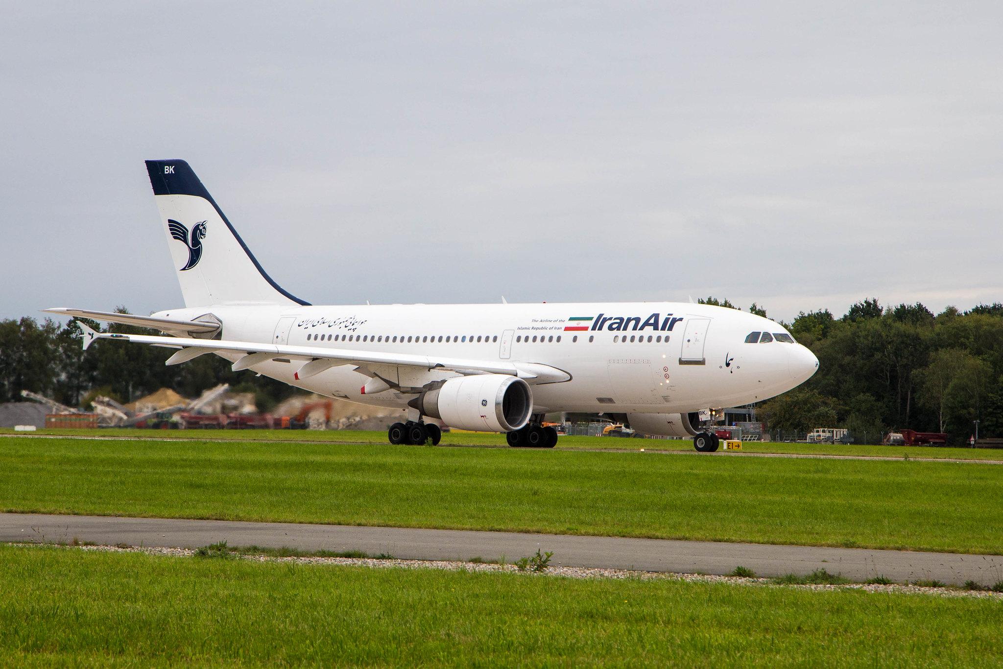 Hamburg Airport: Iran Air (IR / IRA) |  Airbus A310-304 A310 | EP-IBK | MSN 671