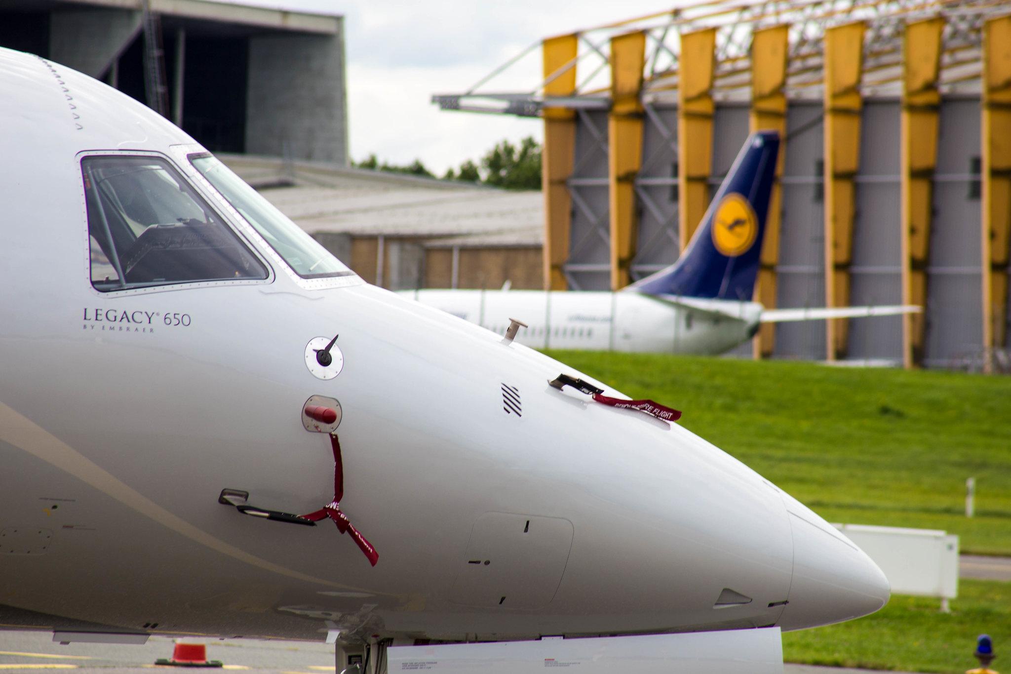 Hamburg Airport: Air Hamburg (/ AHO) |  Embraer Legacy 650 E35L | D-ALOA | MSN 14501223