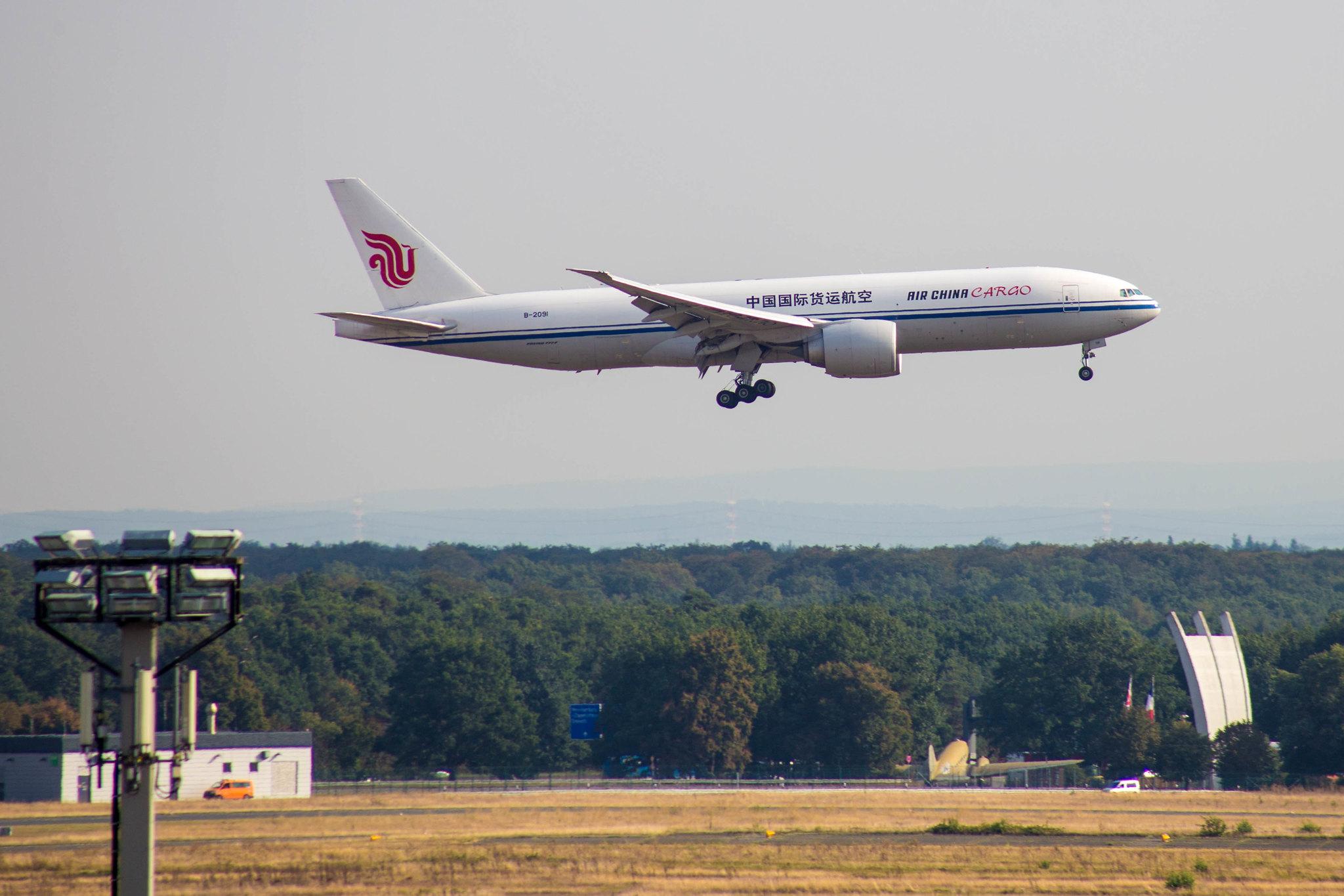 Frankfurt Airport: Air China Cargo (/ CAO) |  Boeing 777-FFT B77L | B-2091 | MSN 44682