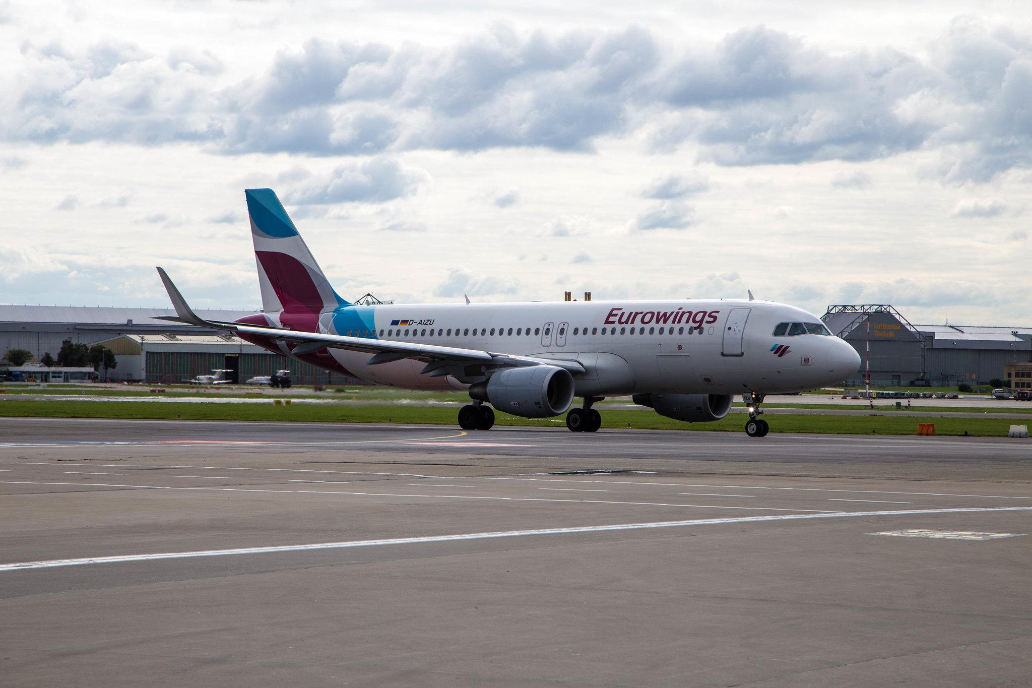 Hamburg Airport: Eurowings (EW / EWG) |  Airbus A320-214 A320 | D-AIZU | MSN 5635