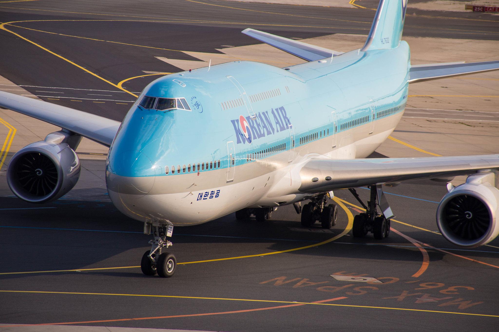 Frankfurt Airport: Korean Air (KE / KAL) |  Boeing 747-8B5 B748 | HL7632 | MSN 40907