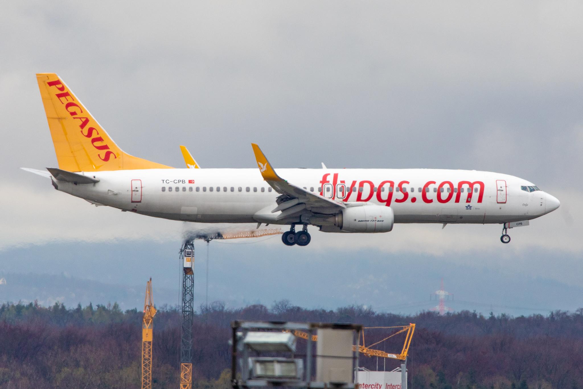 Frankfurt Airport: Pegasus Airlines (PC / PGT) |  Boeing 737-82R B738 | TC-CPB | MSN 38177