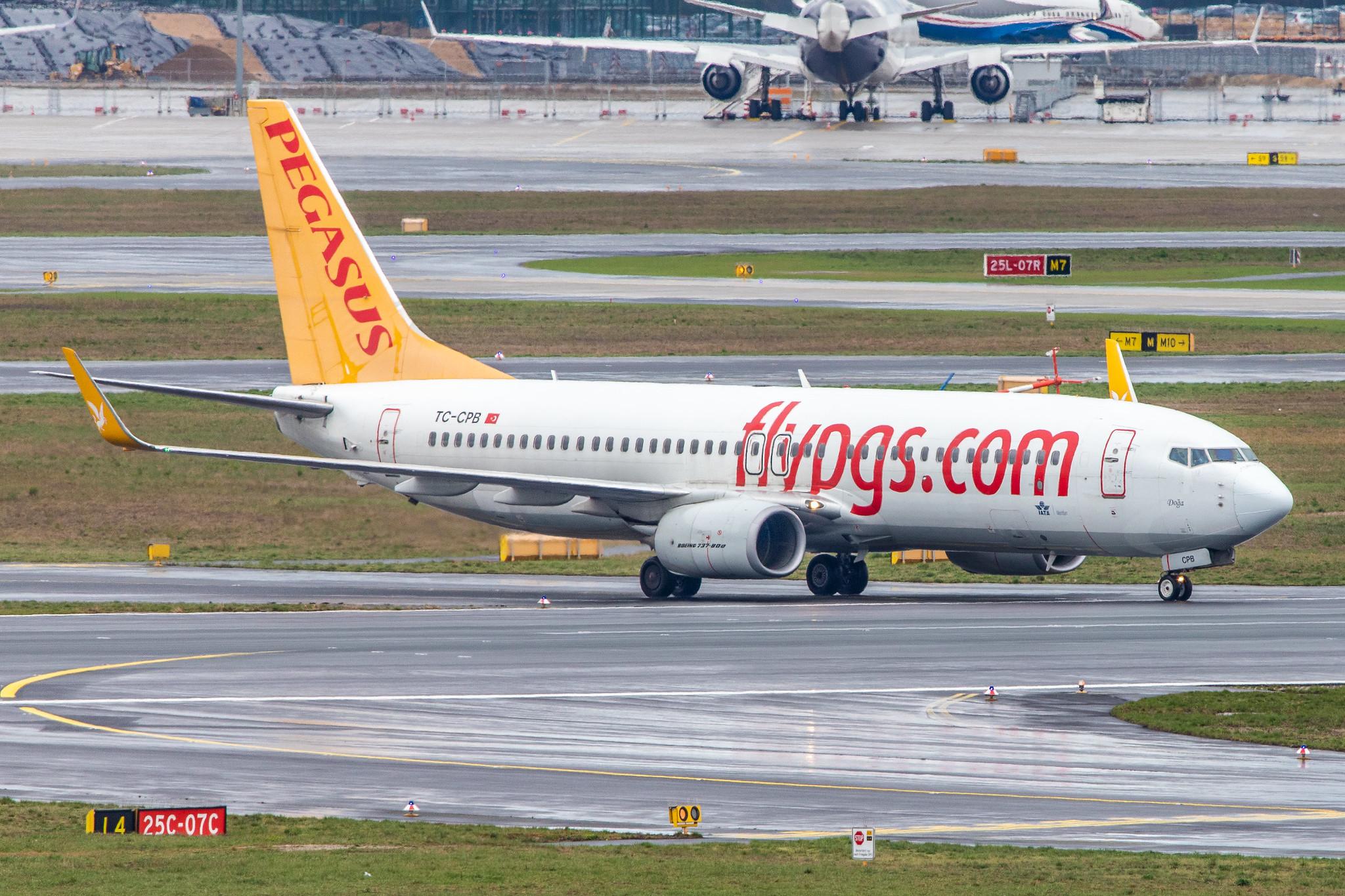 Frankfurt Airport: Pegasus Airlines (PC / PGT) |  Boeing 737-82R B738 | TC-CPB | MSN 38177