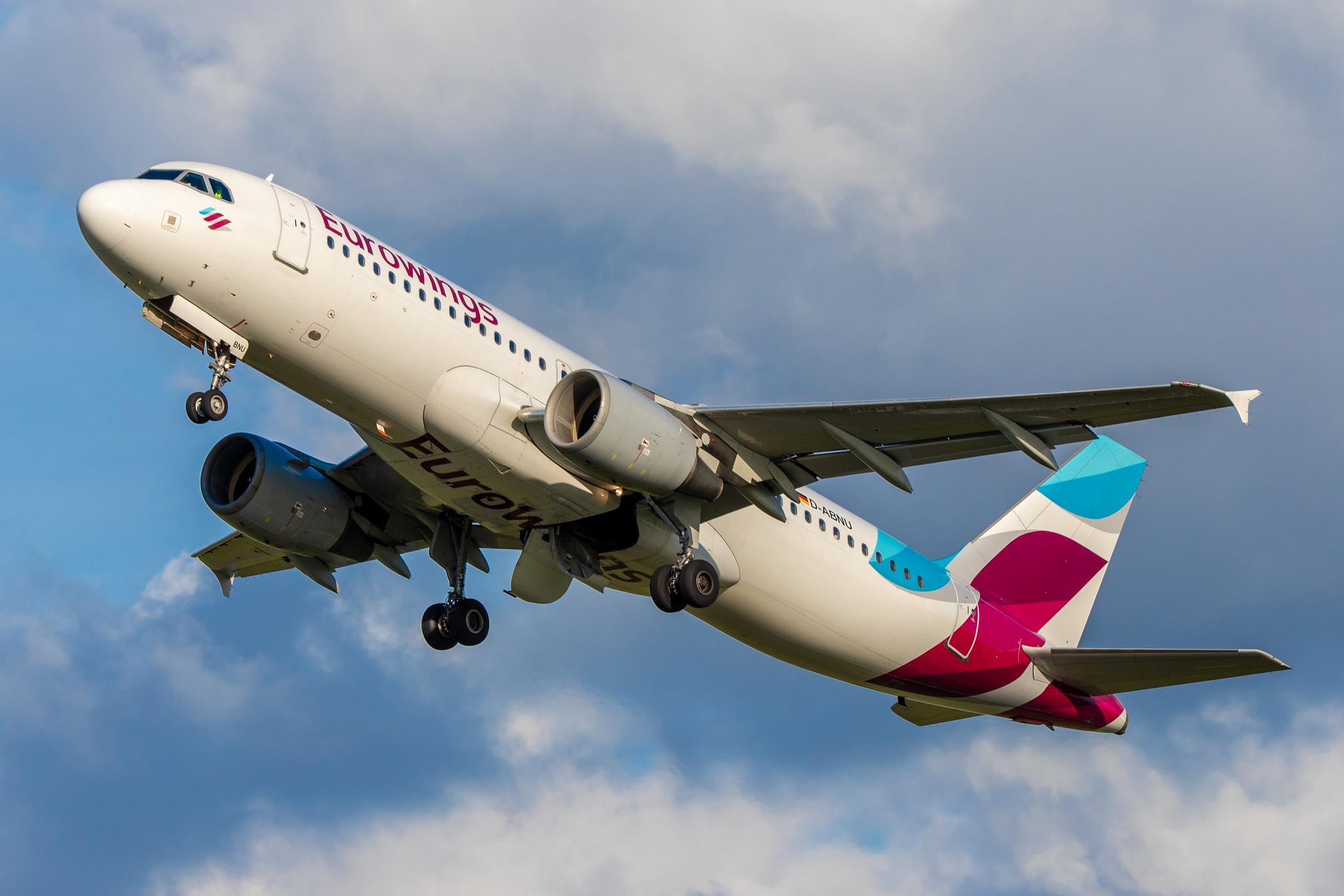 Hamburg Airport: Eurowings (EW / EWG) |  Airbus A320-214 A320 | D-ABNU | MSN 2591