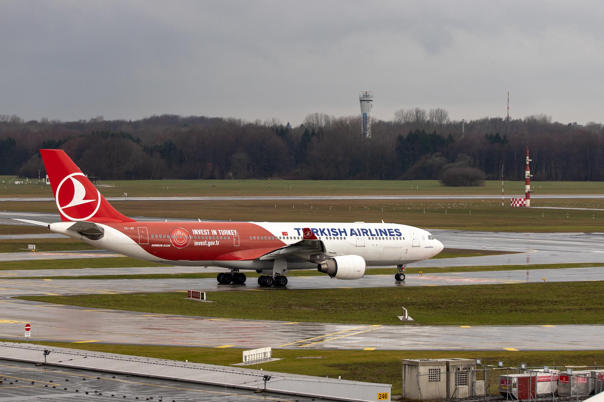 Hamburg Airport: Turkish Airlines (TK / THY) |  Livery: Invest in Turkey Livery |  Airbus A330-223 A332 | TC-JIZ | MSN 1118