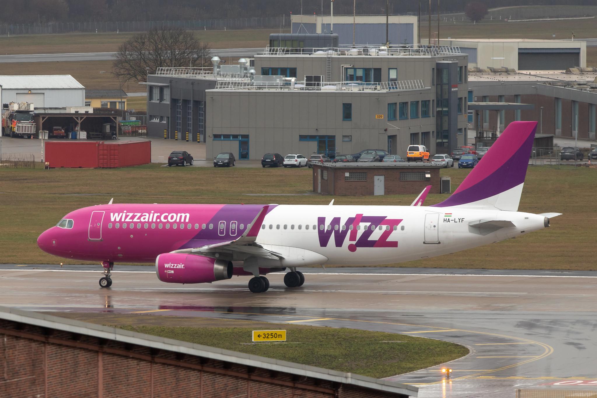 Hamburg Airport: Wizz Air (W6 / WZZ) |  Airbus A320-232 A320 | HA-LYF | MSN 6195