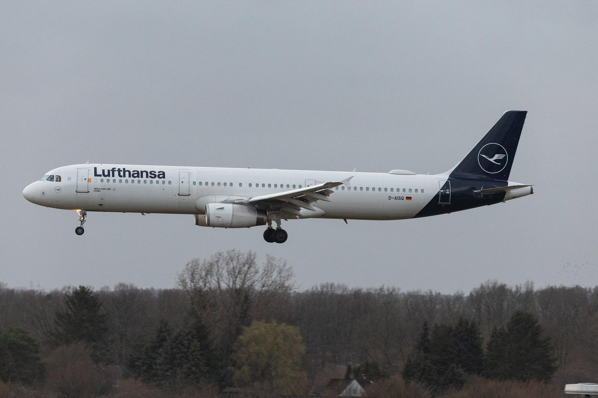 Hamburg Airport: Lufthansa (LH / DLH) |  Airbus A321-231 A321 | D-AISQ | MSN 3936