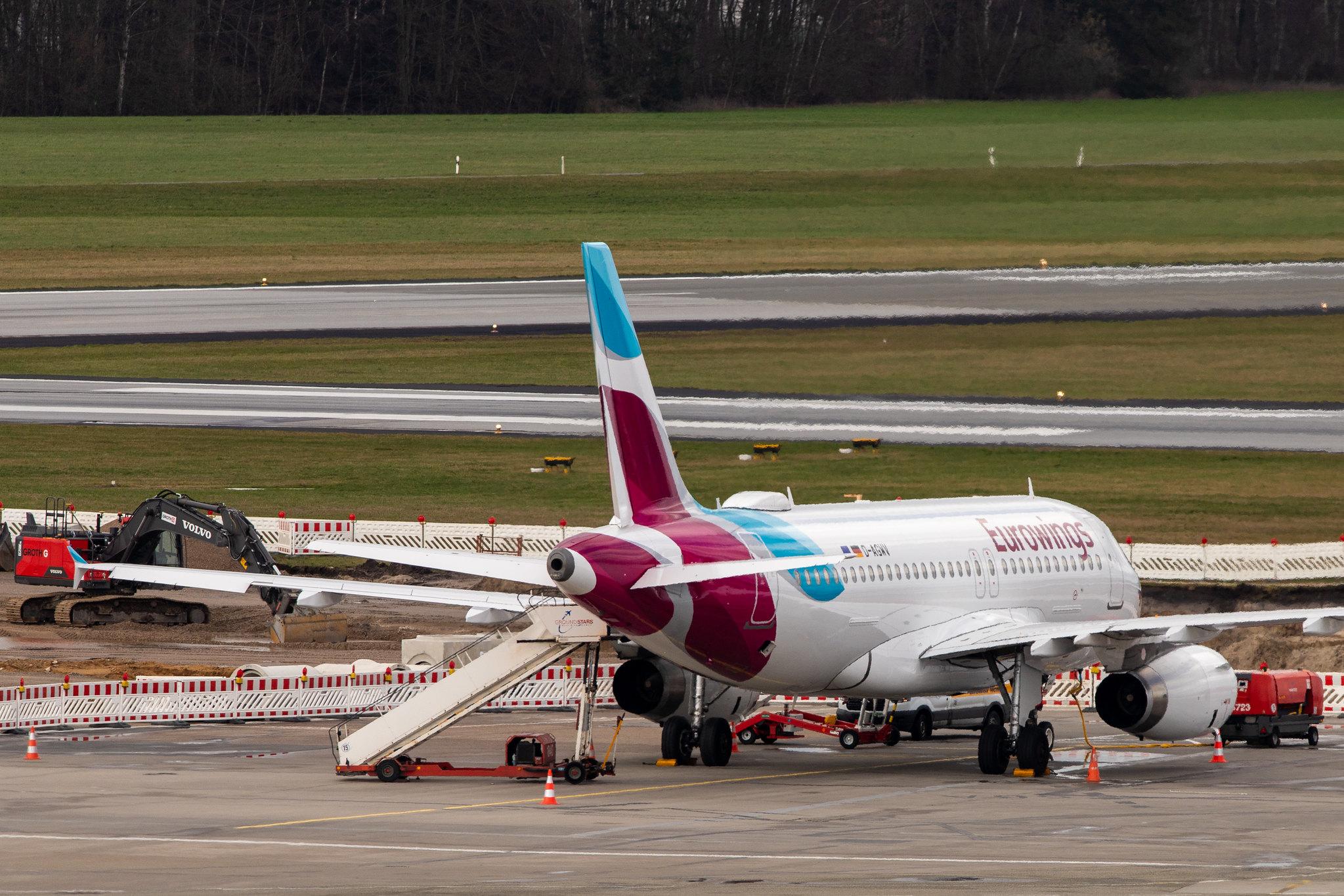 Hamburg Airport: Eurowings (EW / EWG) |  Airbus A319-132 A319 | D-AGWV | MSN 5467