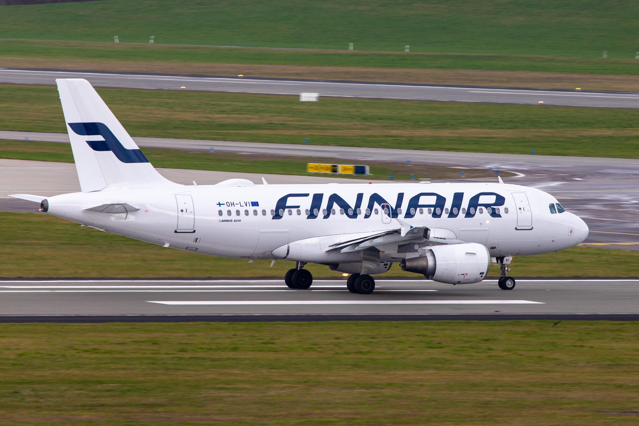 Hamburg Airport: Finnair (AY / FIN) |  Airbus A319-112 A319 | OH-LVI | MSN 1364