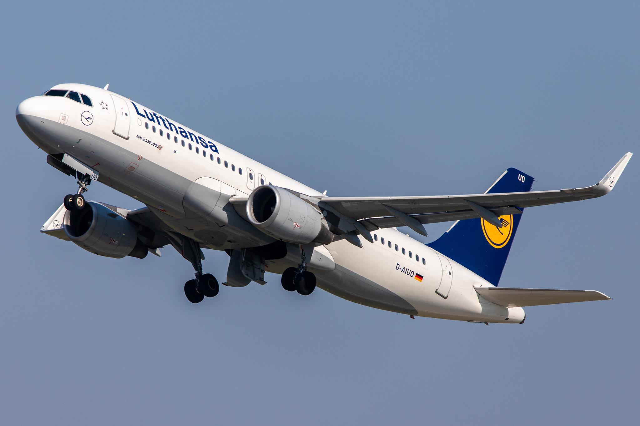 Düsseldorf Airport: Lufthansa (LH / DLH) |  Airbus A320-214 A320 | D-AIUO | MSN 6636