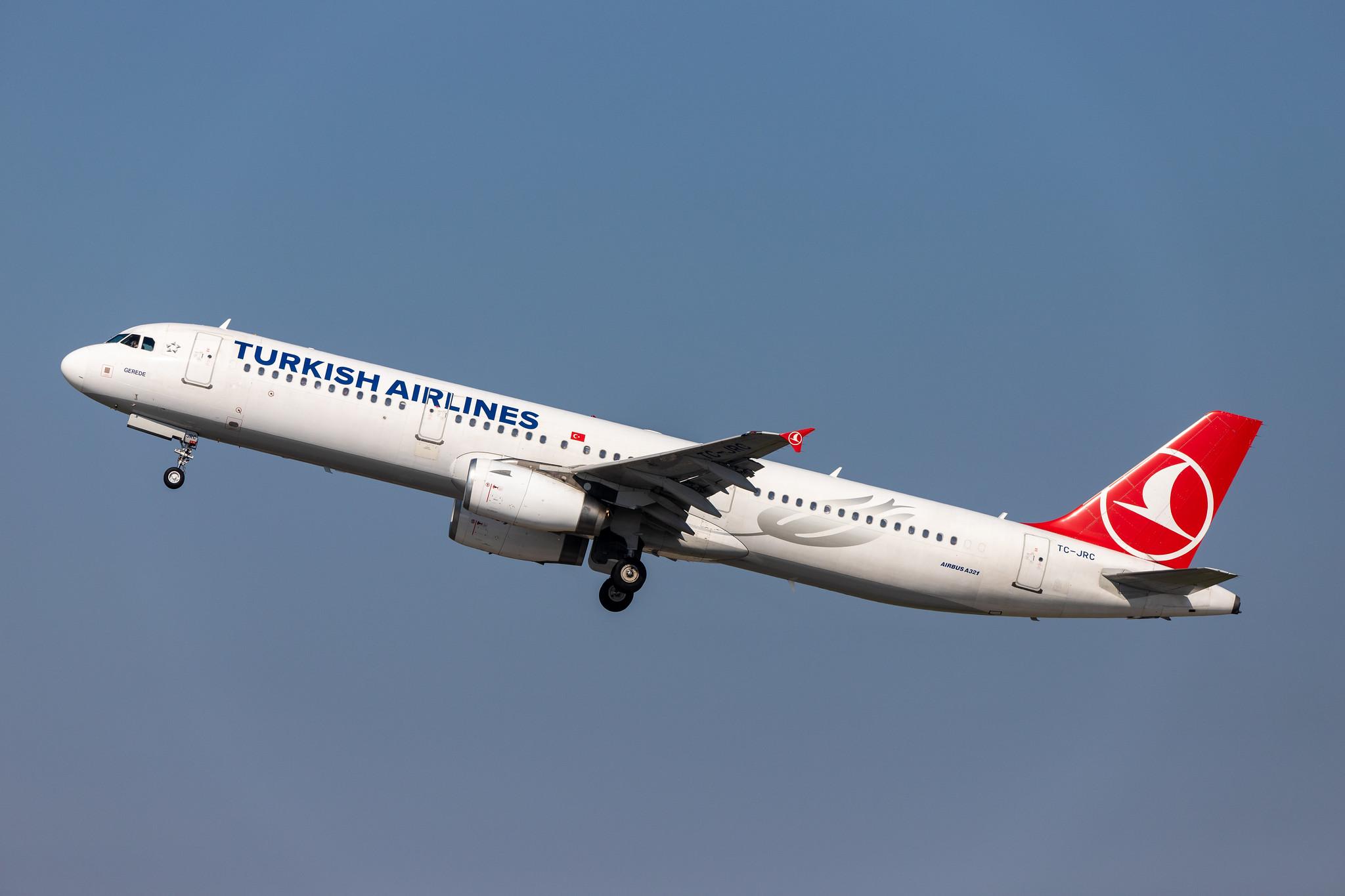 Düsseldorf Airport: Turkish Airlines (TK / THY) |  Airbus A321-231 A321 | TC-JRC | MSN 2999