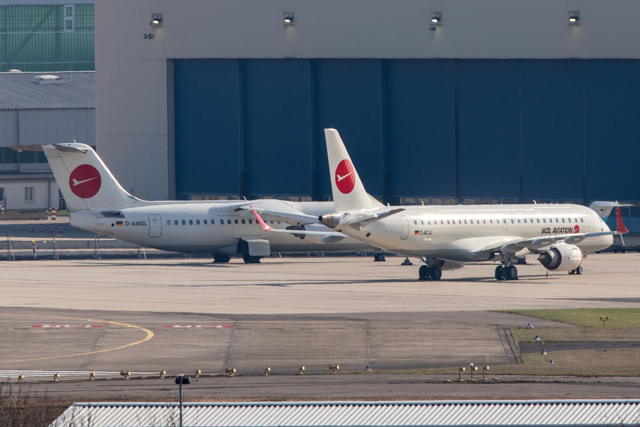 Köln Bonn Airport: WDL Aviation (WH / WDL) |  Embraer E190LR E190 | D-ACJJ | MSN 19000114