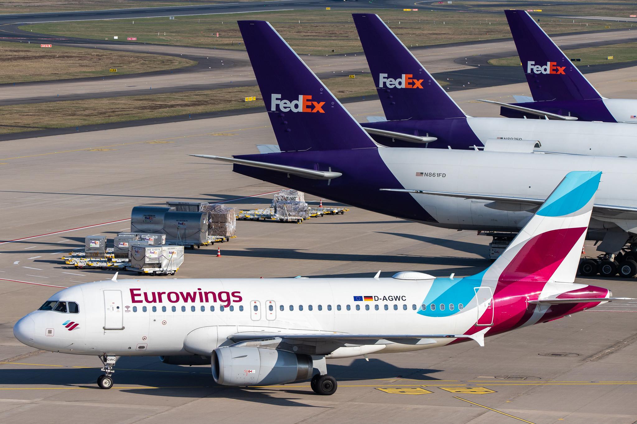 Köln Bonn Airport: Eurowings (EW / EWG) |  Airbus A319-132 A319 | D-AGWC | MSN 2976