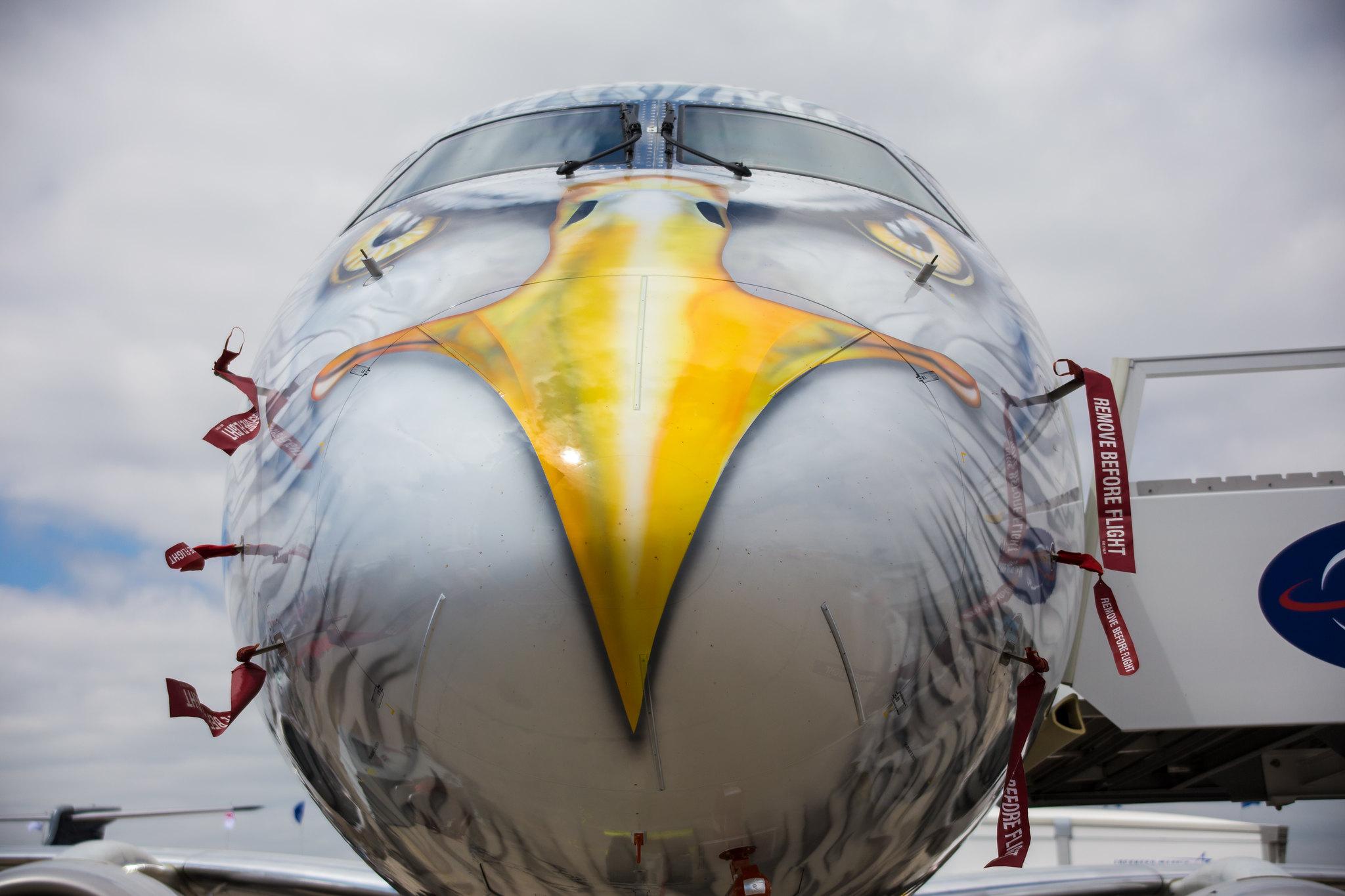 Paris Air Show: Embraer (/ EMB) |  Embraer E195-E2 E295 | PR-ZIJ | MSN 19020005