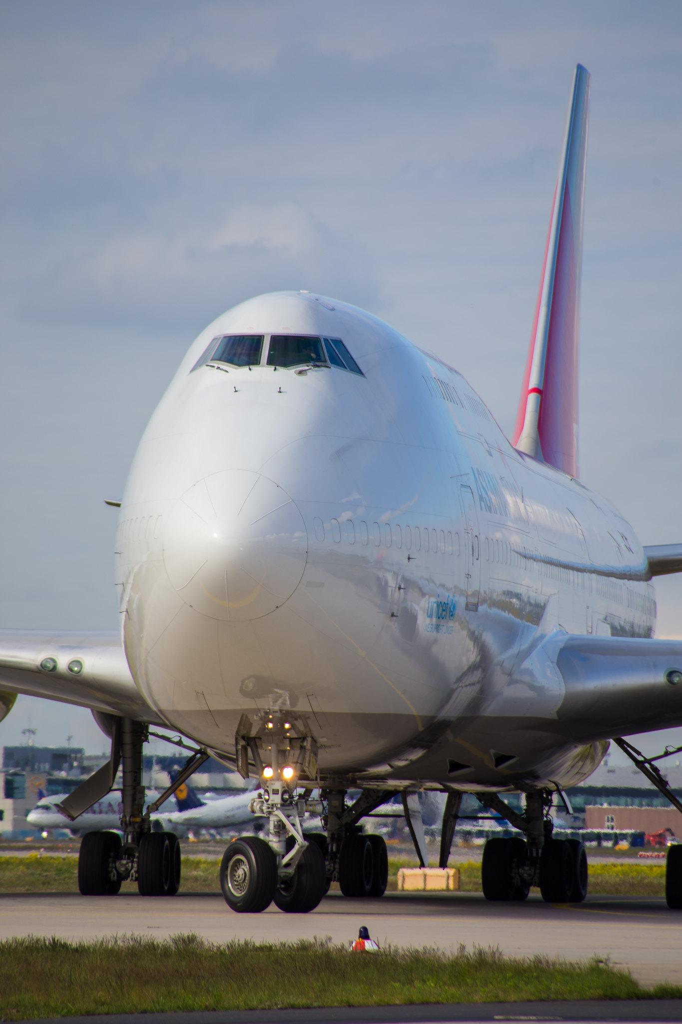 Frankfurt Airport: Asiana Cargo (OZ / AAR) | Operator: Asiana Airlines |  Boeing 747-48E(BDSF) B744 | HL7413 | MSN 25405