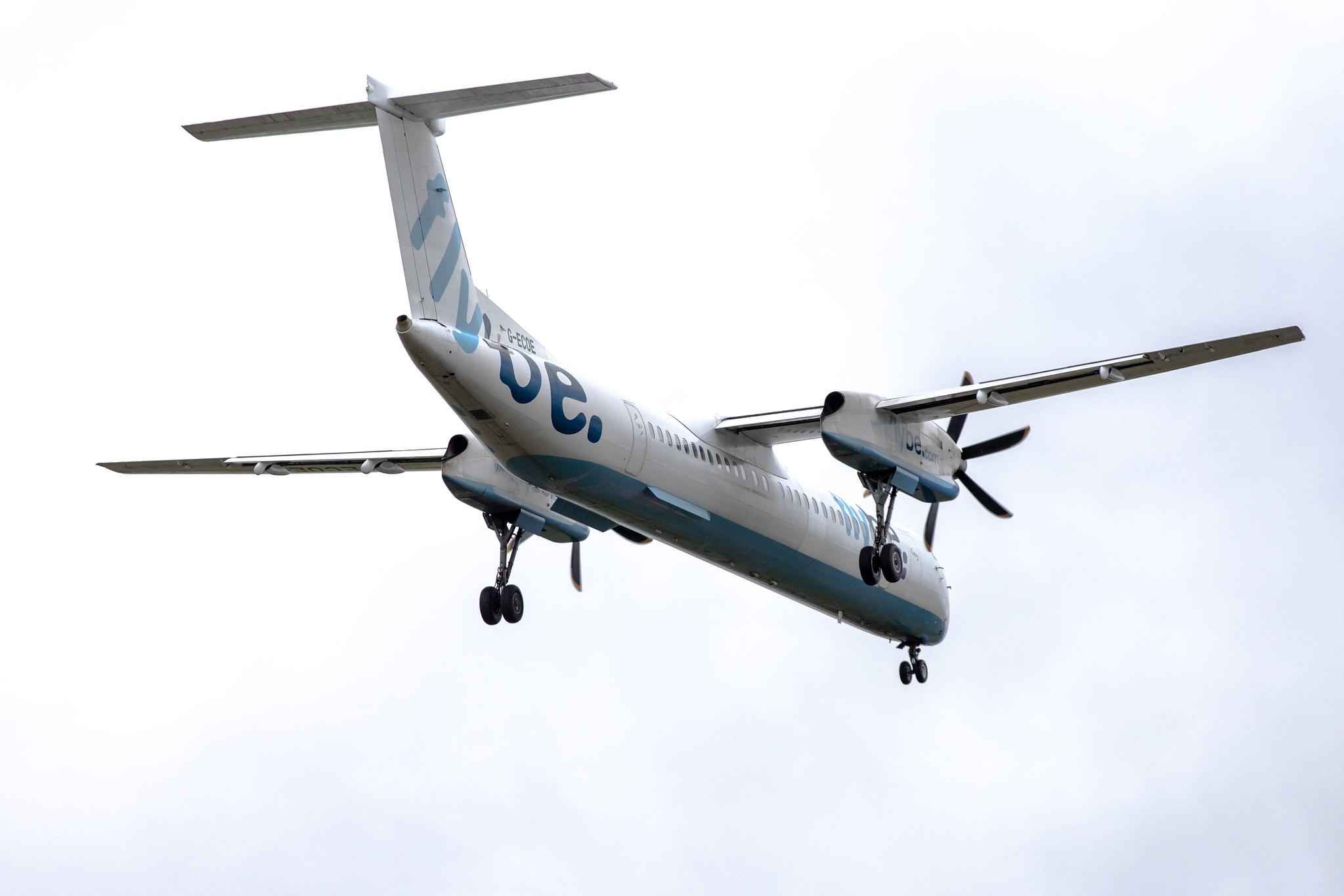 London Heathrow Airport: Flybe (BE / BEE) |  De Havilland Canada Dash 8-400 DH8D | G-ECOE | MSN 4212