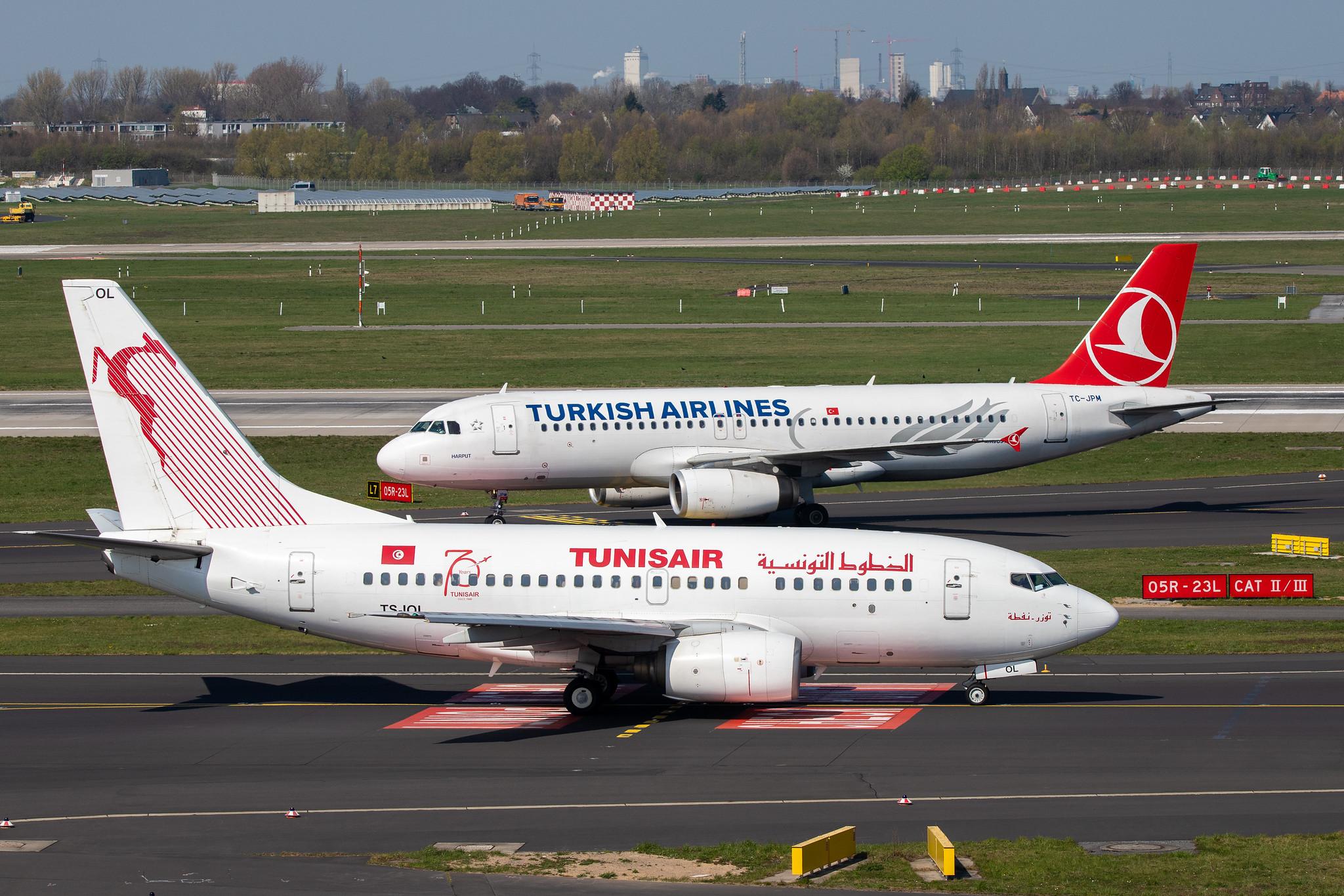 Düsseldorf Airport: Tunisair (TU / TAR) |  Boeing 737-6H3 B736 | TS-IOL | MSN 29497