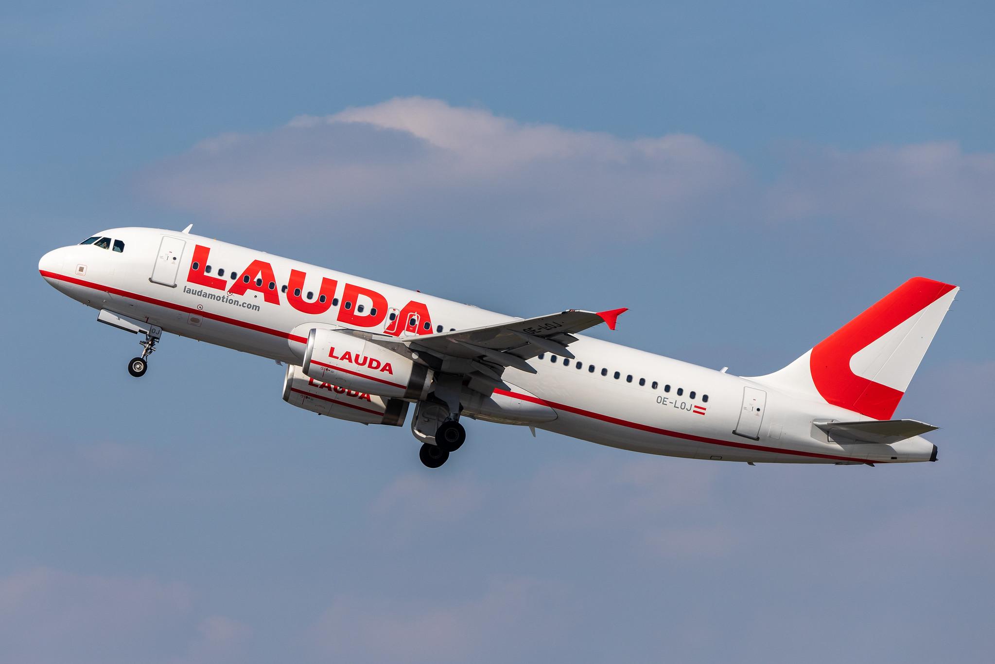 Düsseldorf Airport: Laudamotion (OE / LDM) |  Airbus A320-232 A320 | OE-LOJ | MSN 2288