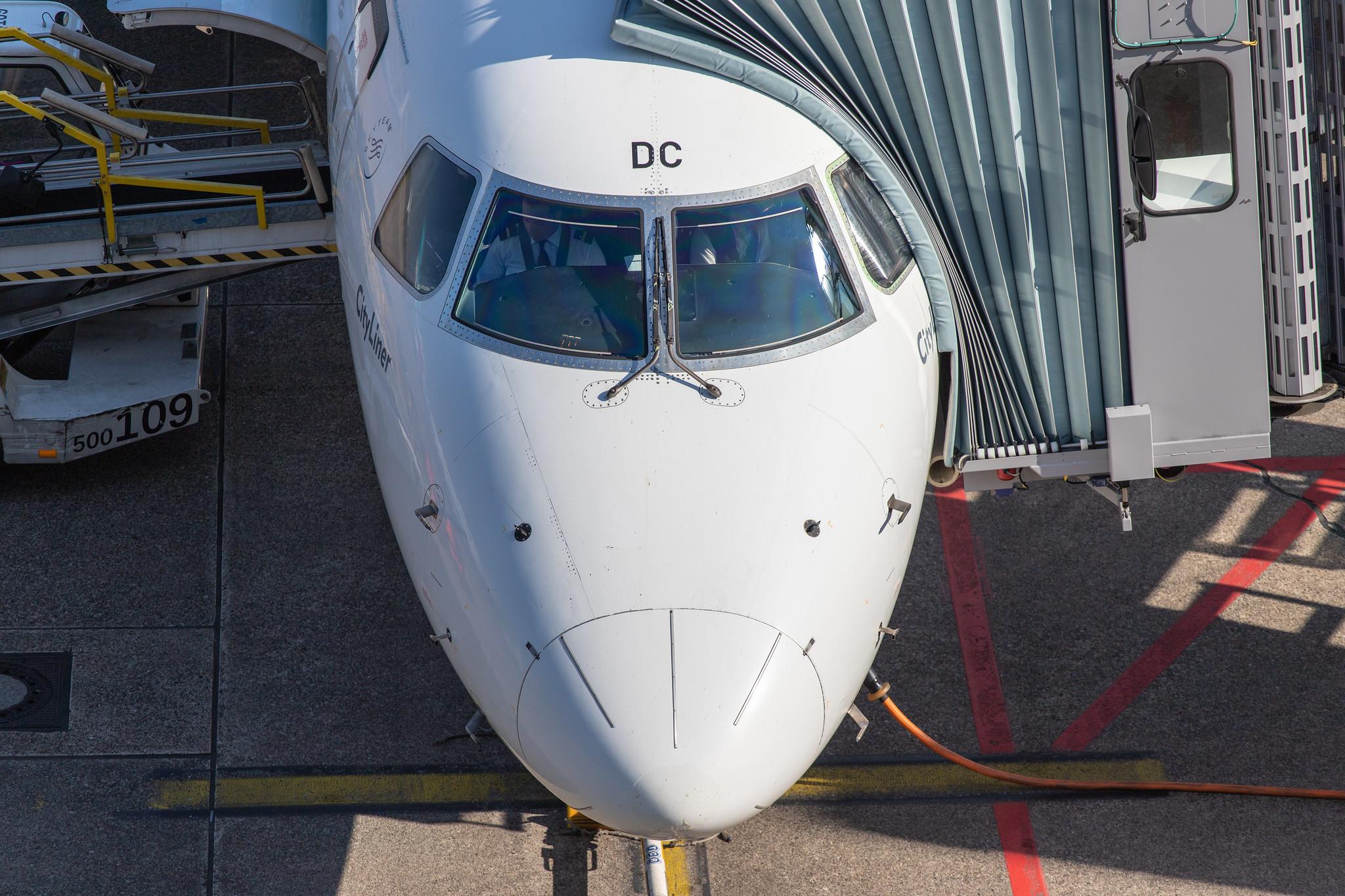 Düsseldorf Airport: Alitalia (AZ / AZA) | Operator: Alitalia CityLiner |  Embraer E175STD E75S | EI-RDC | MSN 17000333