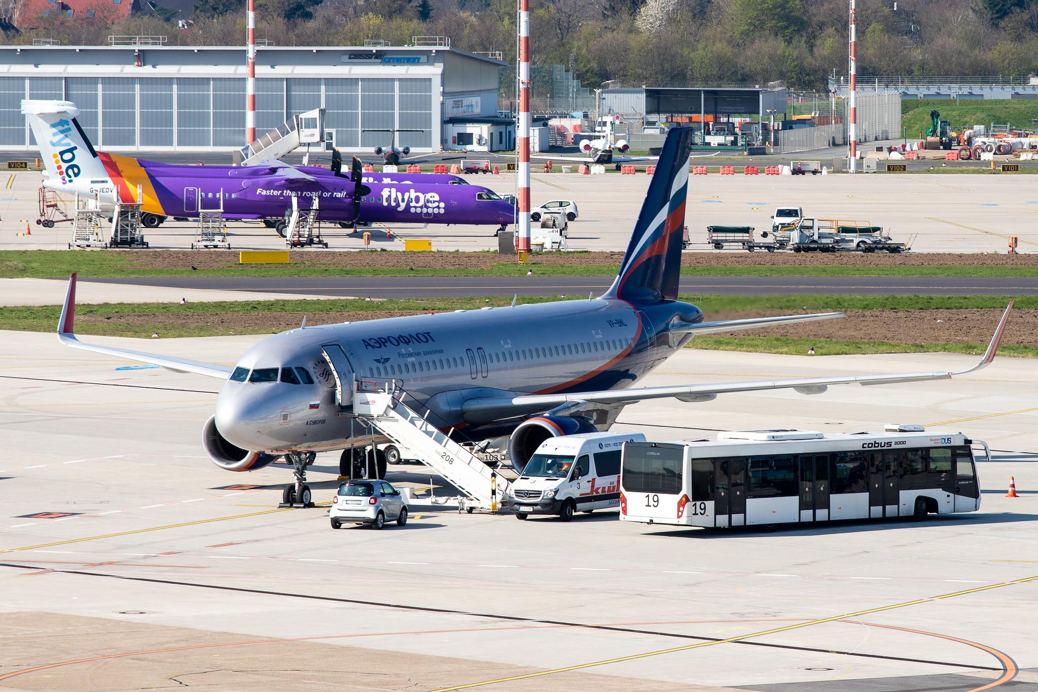 Düsseldorf Airport: Aeroflot (SU / AFL) |  Airbus A320-214 A320 | VP-BNL | MSN 5580