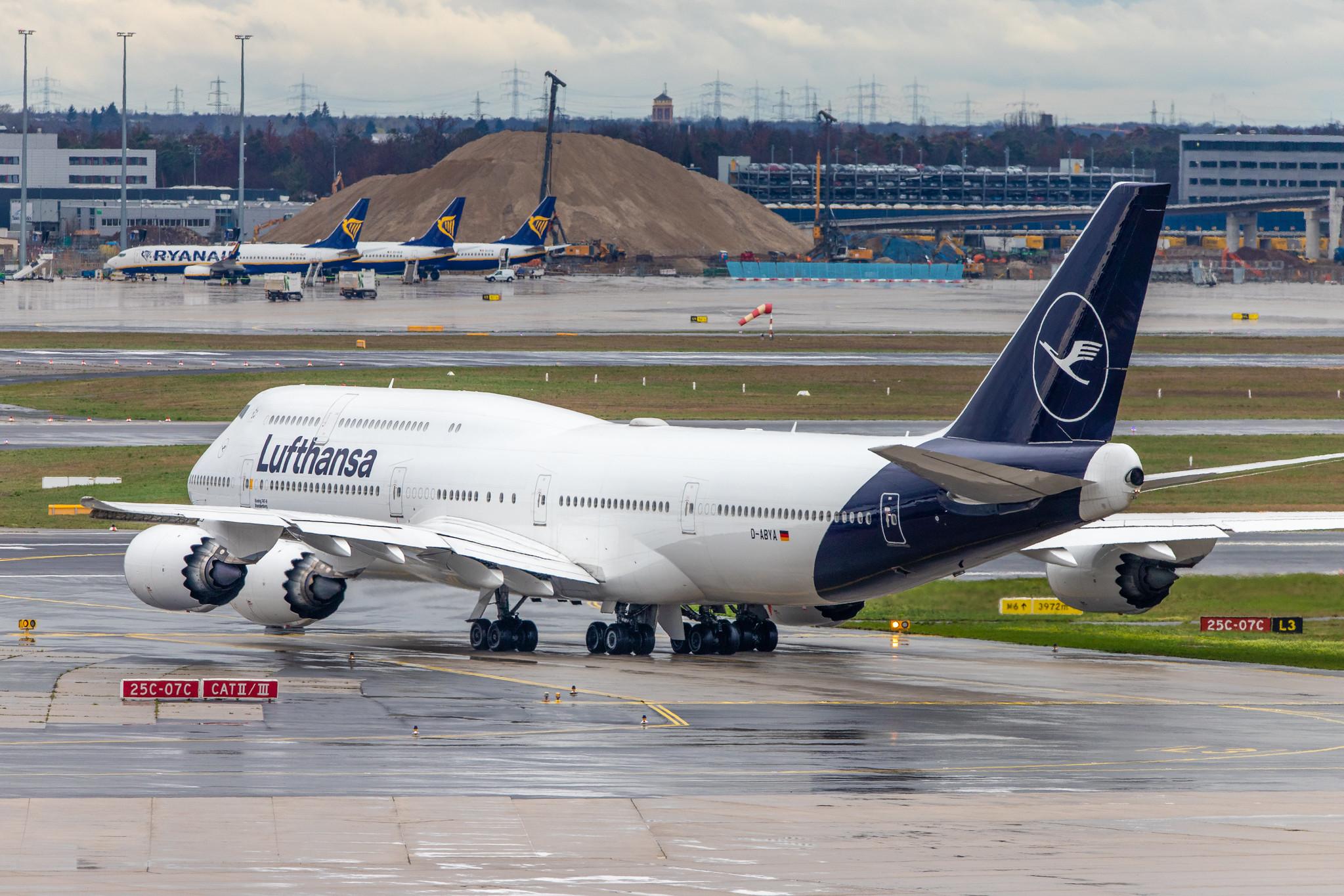 Frankfurt Airport: Lufthansa (LH / DLH) |  Boeing 747-830 B748 | D-ABYA | MSN 37827