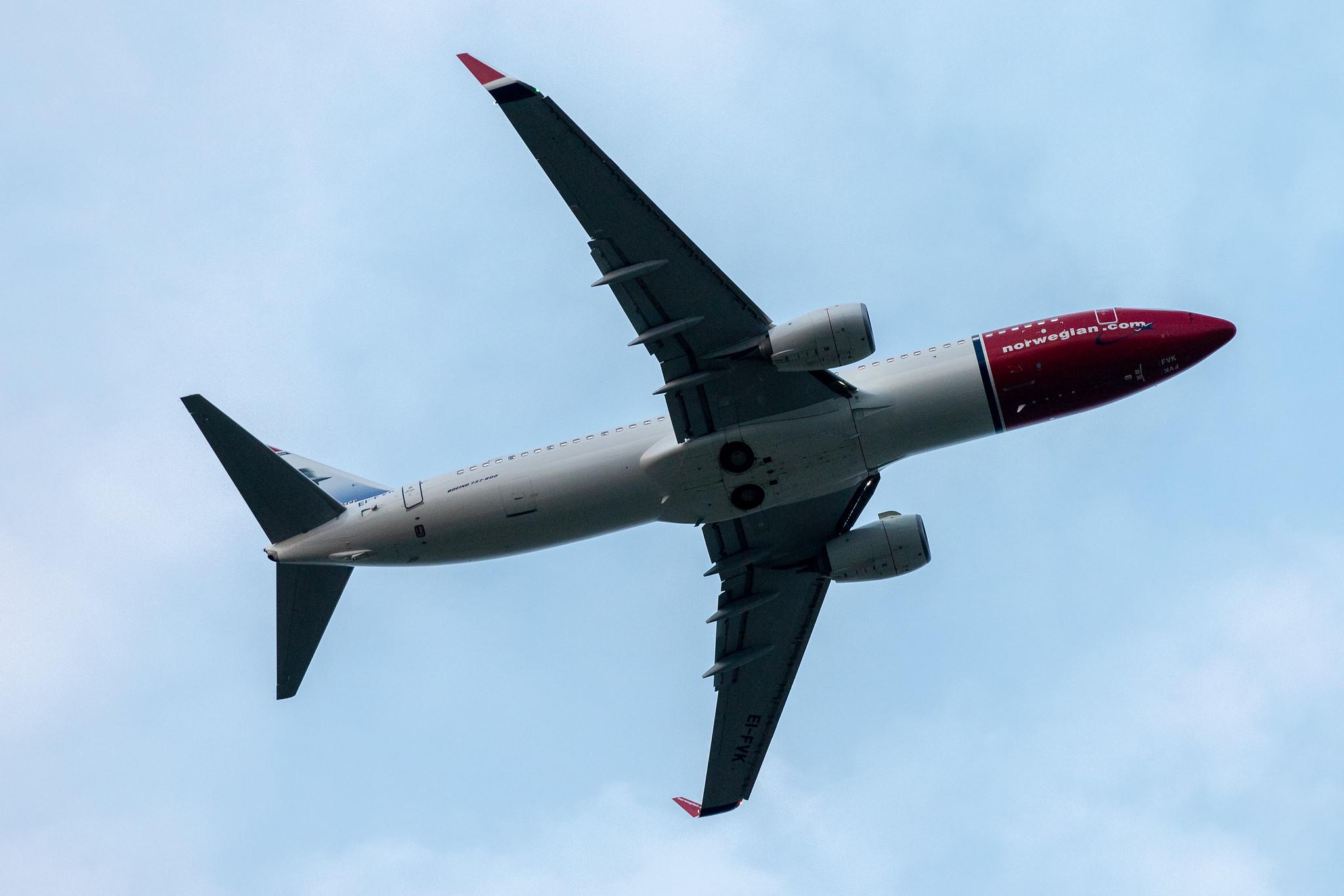 Hamburg Airport: Norwegian (DY / NAX) |  Boeing 737-8JP B738 | EI-FVK | MSN 42276