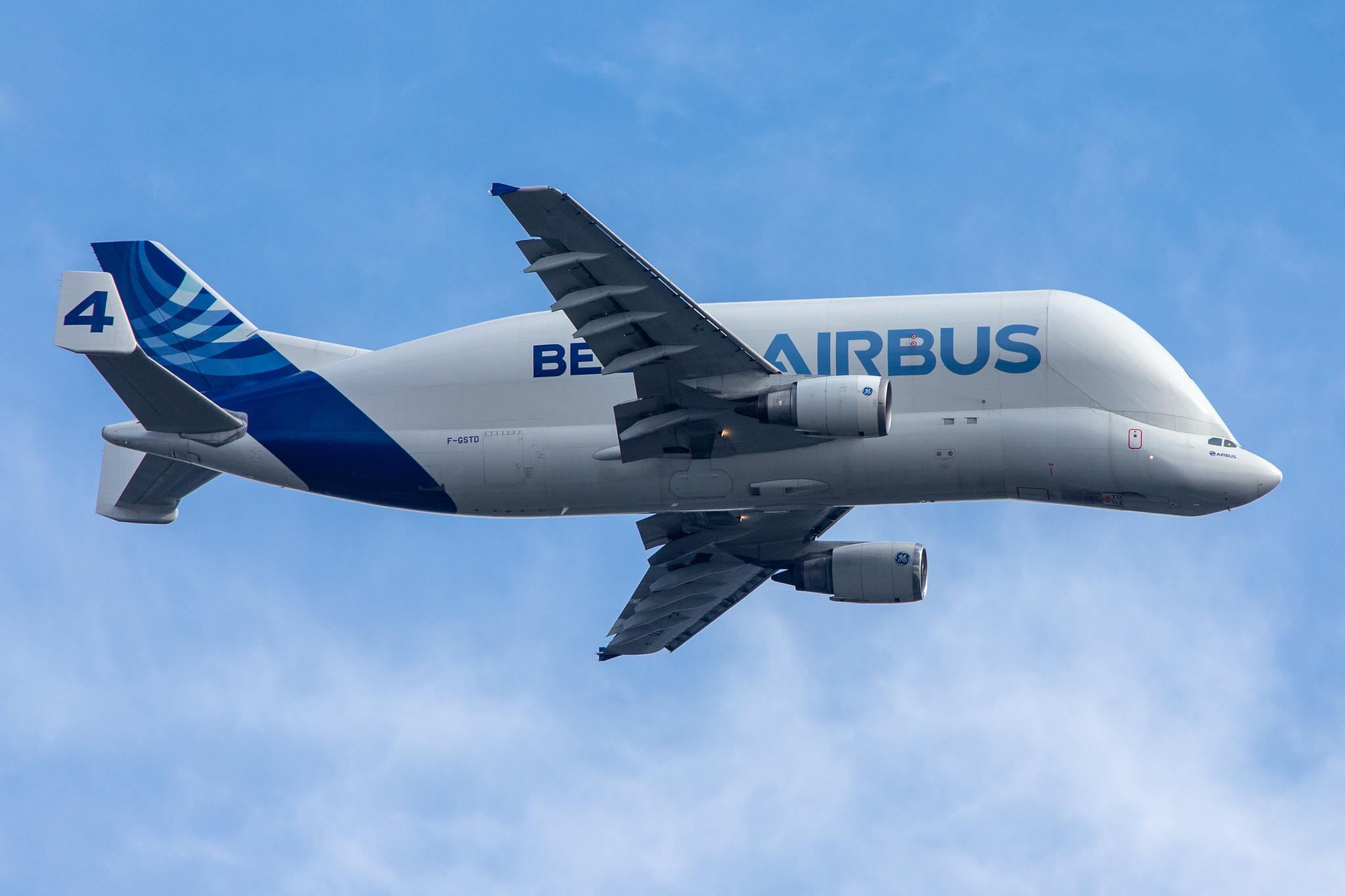 Hamburg Airport: Airbus Transport International (4Y / BGA) |  Airbus A300-608ST Beluga A3ST | F-GSTD | MSN 776
