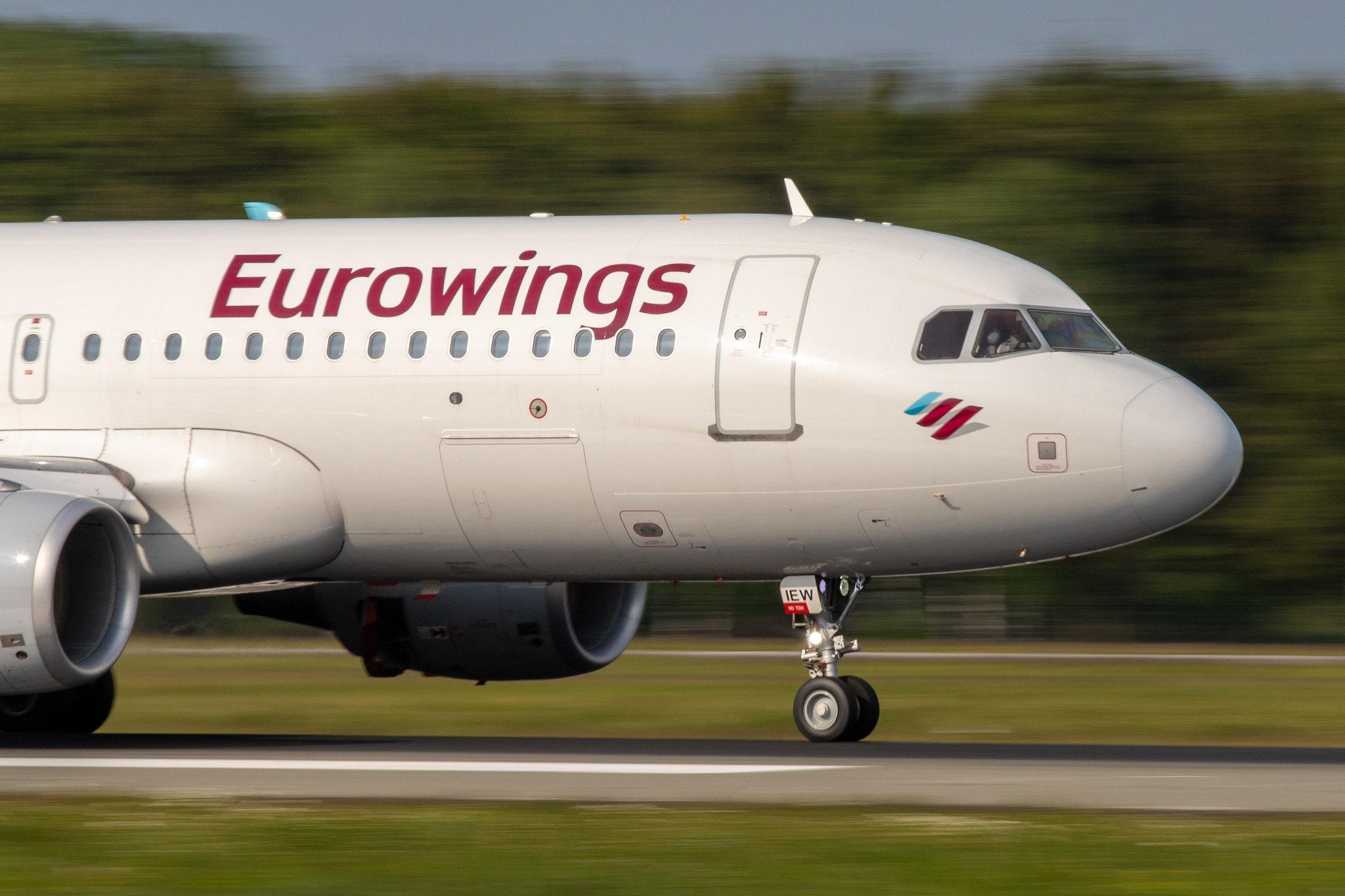 Hamburg Airport: Eurowings (EW / EWG) | Operator: Eurowings Europe |  Airbus A320-214 A320 | OE-IEW | MSN 7148