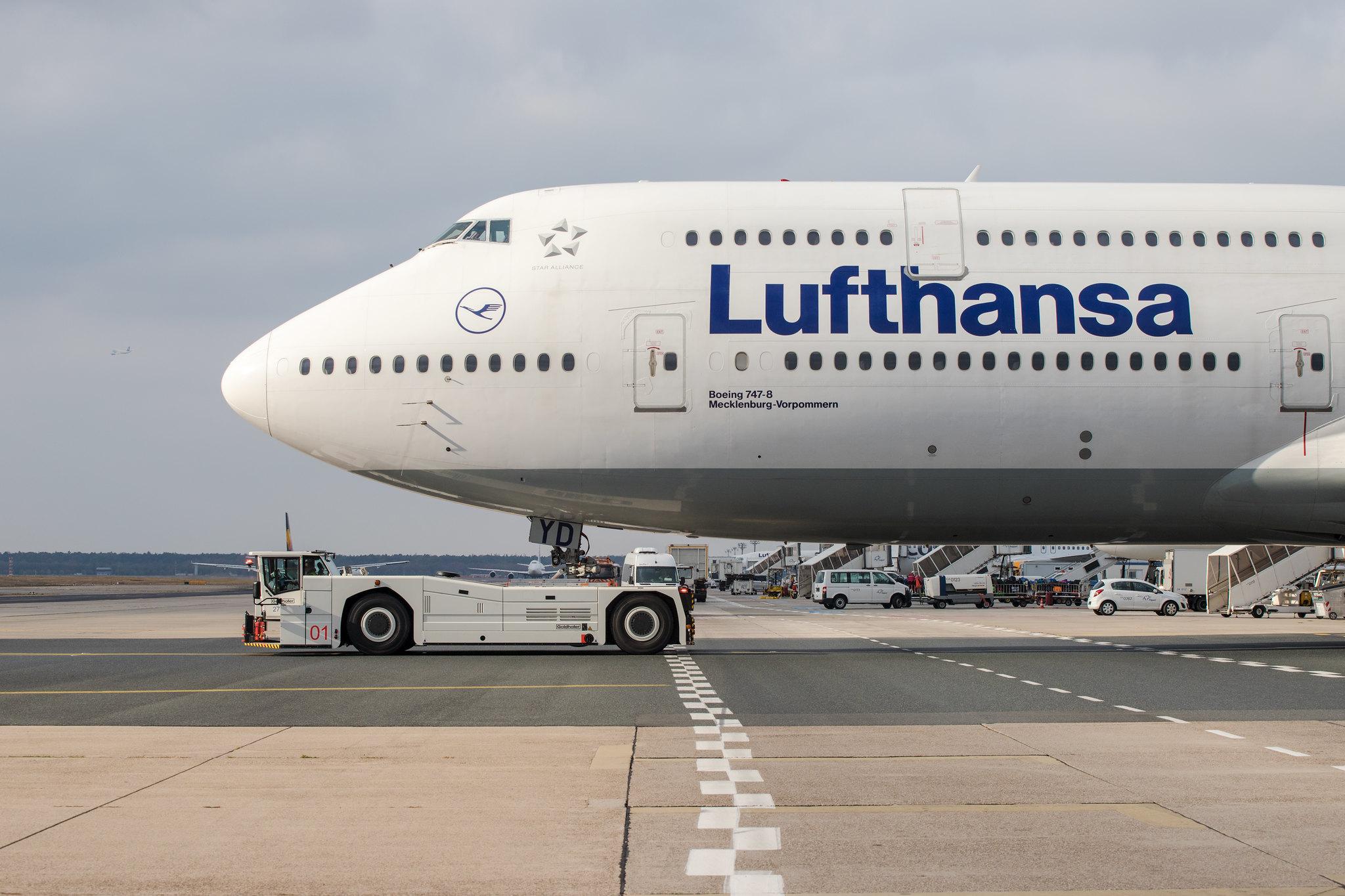 Frankfurt Airport: Lufthansa (LH / DLH) |  Boeing 747-830 B748 | D-ABYD | MSN 37829