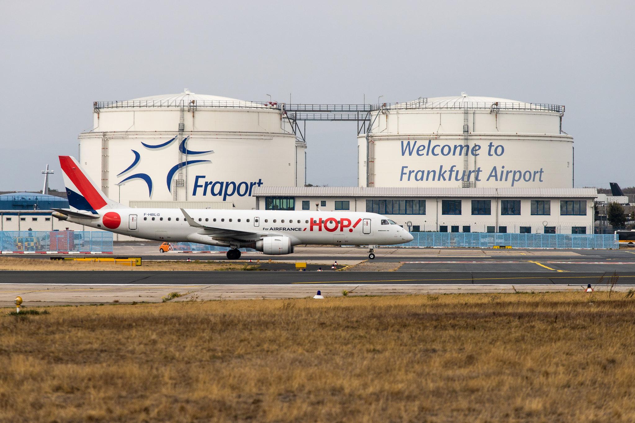 Frankfurt Airport: Air France (AF / AFR) | Operator: Air France Hop |  Embraer E190STD E190 | F-HBLG | MSN 19000254