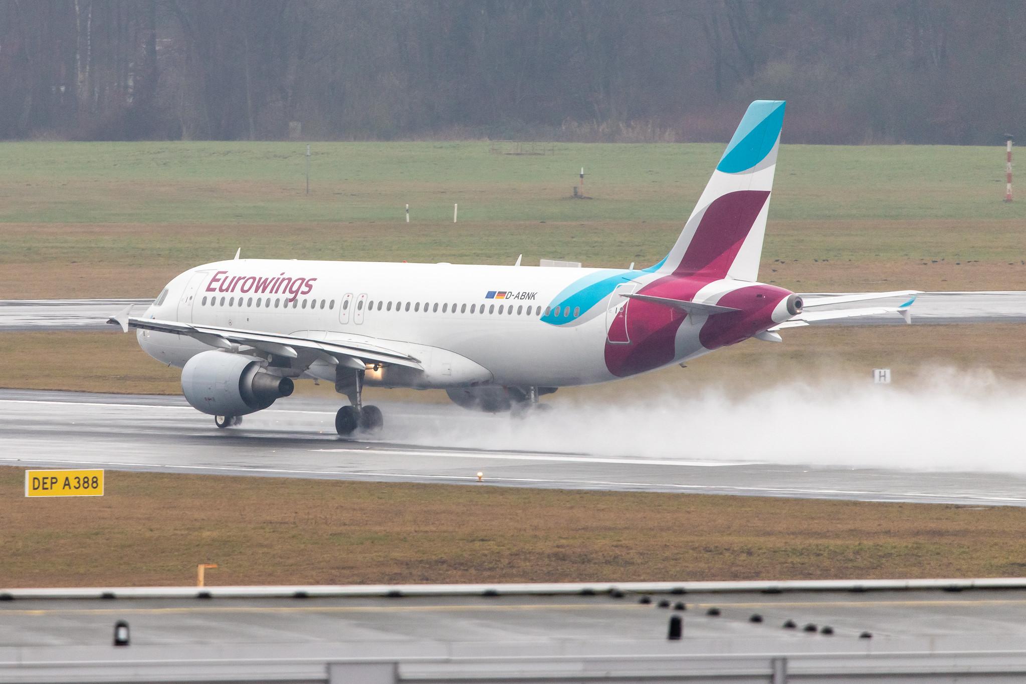 Hamburg Airport: Eurowings (EW / EWG) |  Airbus A320-214 A320 | D-ABNK | MSN 1769