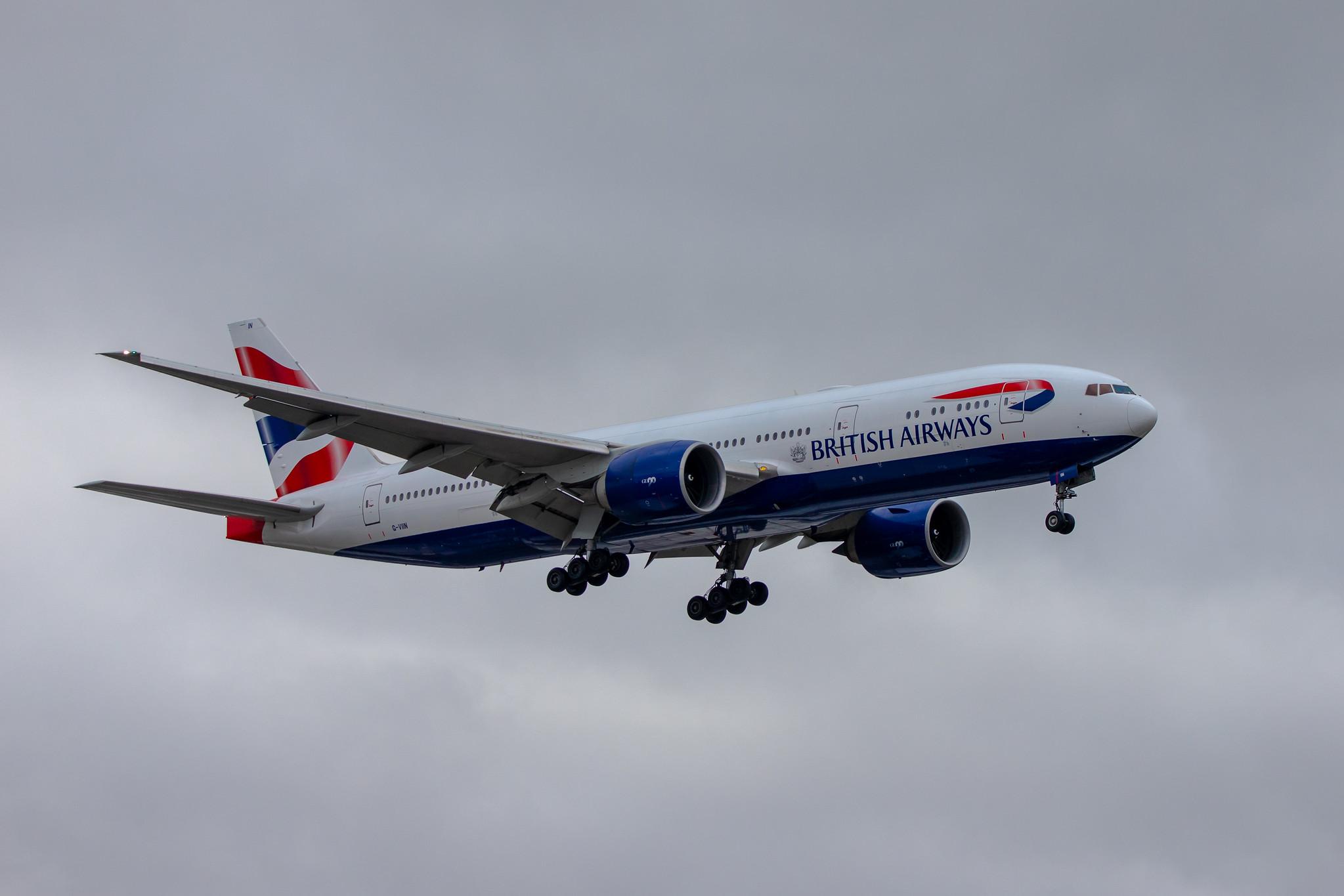 London Heathrow Airport: British Airways (BA / BAW) |  Boeing 777-236(ER) B772 | G-VIIN | MSN 29319