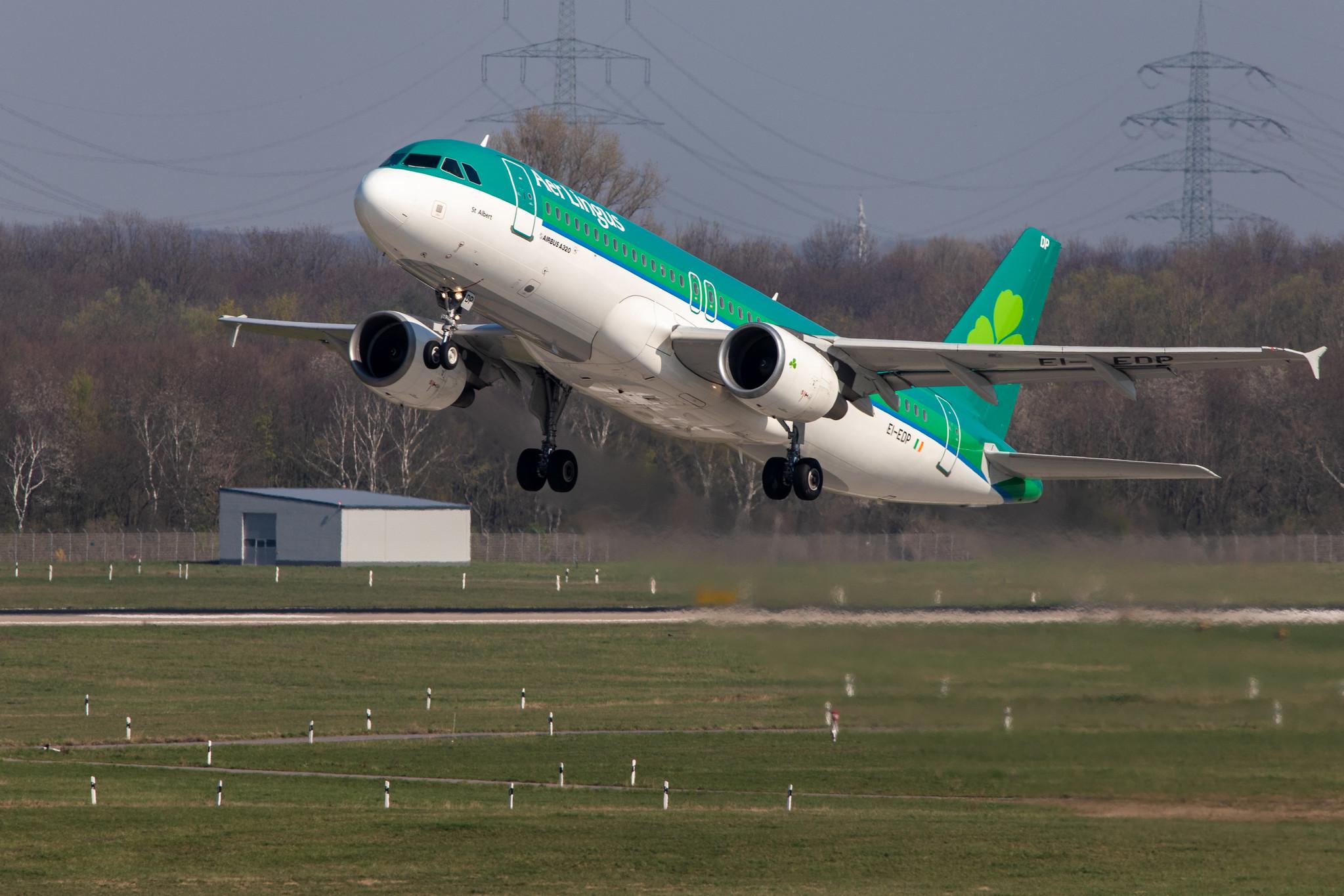 Düsseldorf Airport: Aer Lingus (EI / EIN) |  Airbus A320-214 A320 | EI-EDP | MSN 3781