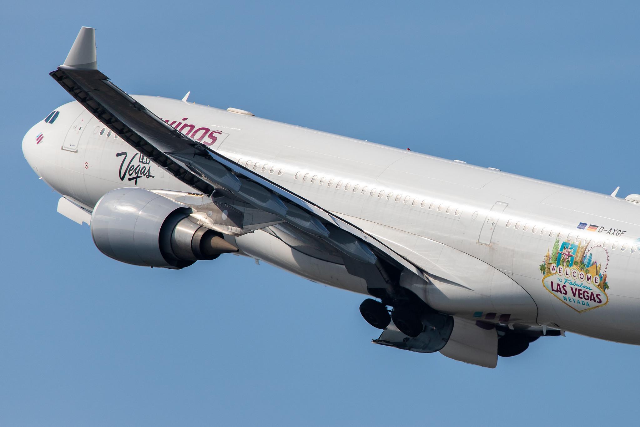 Düsseldorf Airport: Eurowings (EW / EWG) | Operator: SunExpress Deutschland |  Airbus A330-203 A332 | D-AXGF | MSN 0616