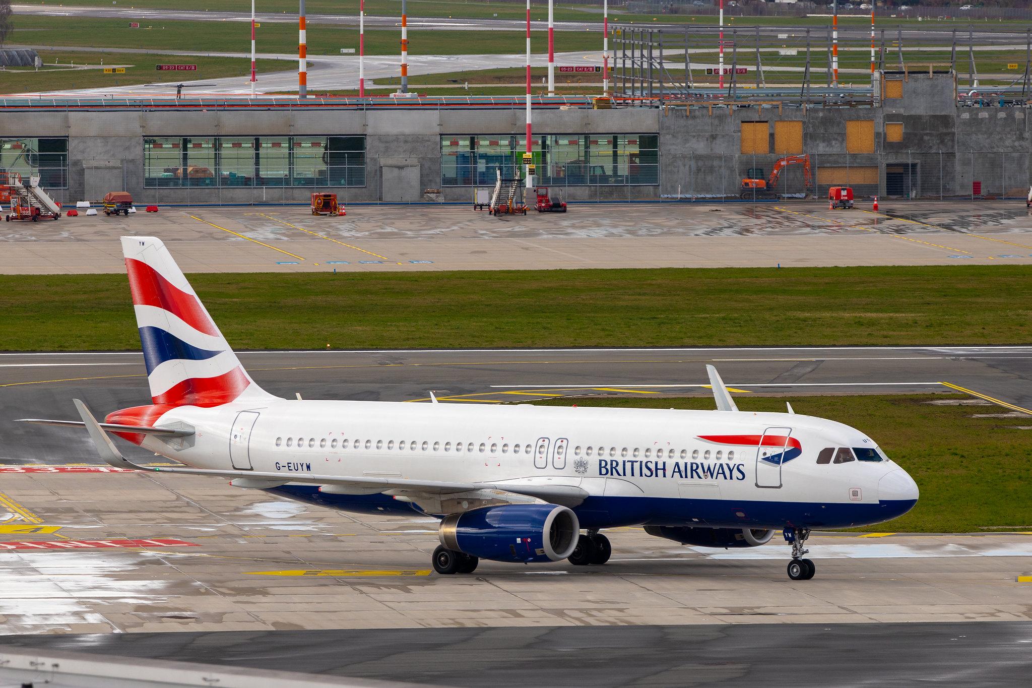 Hamburg Airport: British Airways (BA / BAW) |  Airbus A320-232 A320 | G-EUYW | MSN 6129