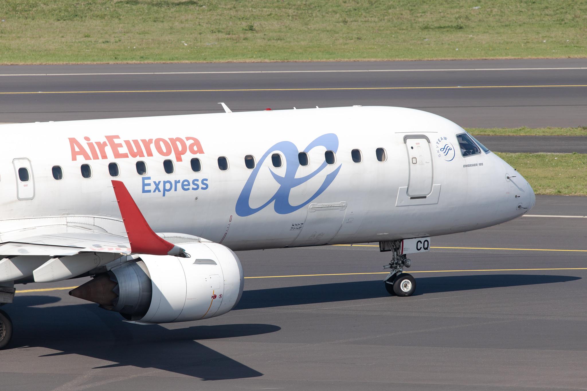 Düsseldorf Airport: Air Europa Express (UX / AEA) |  Embraer E195LR E195 | EC-LCQ | MSN 19000303