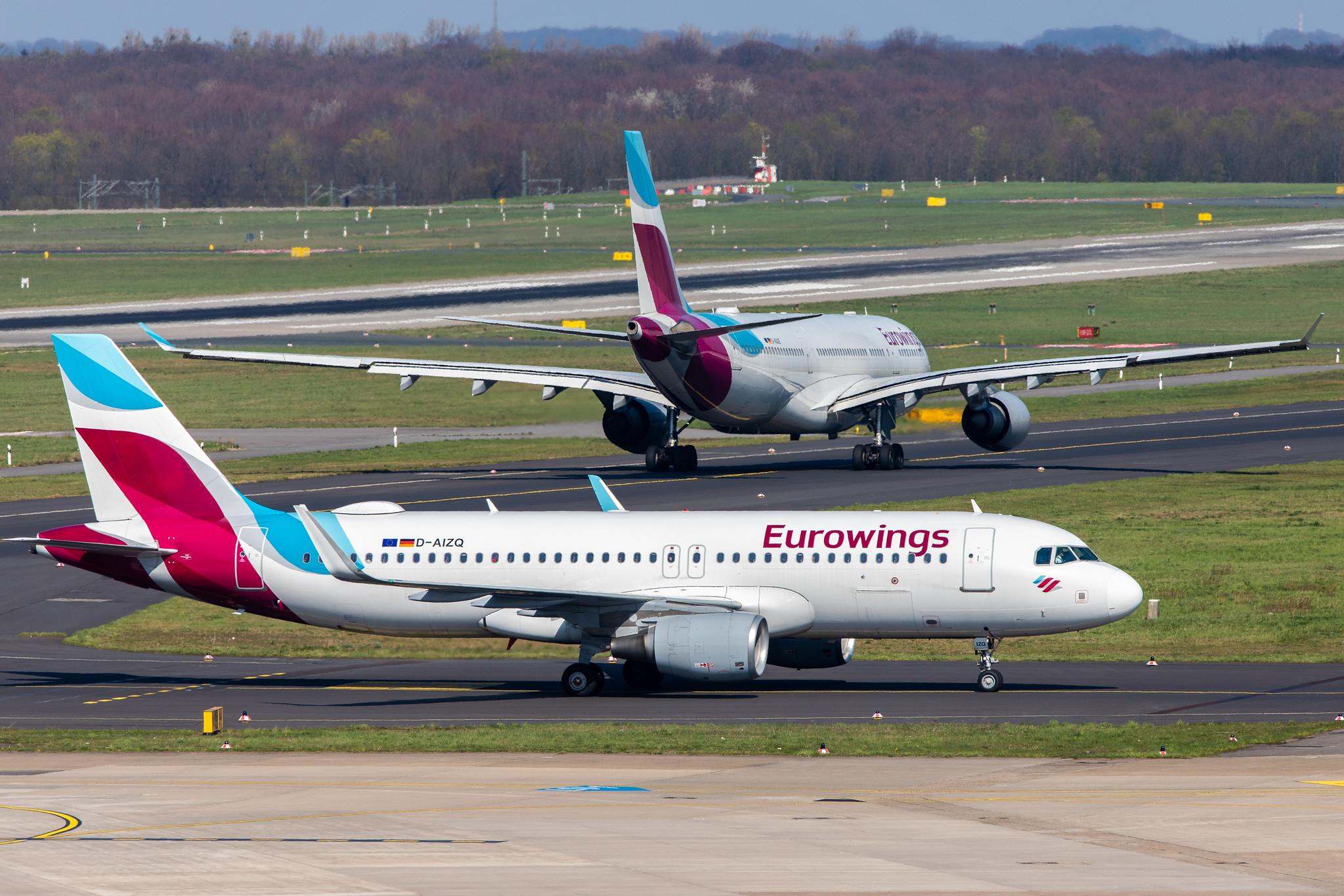 Düsseldorf Airport: Eurowings (EW / EWG) |  Airbus A320-214 A320 | D-AIZQ | MSN 5497