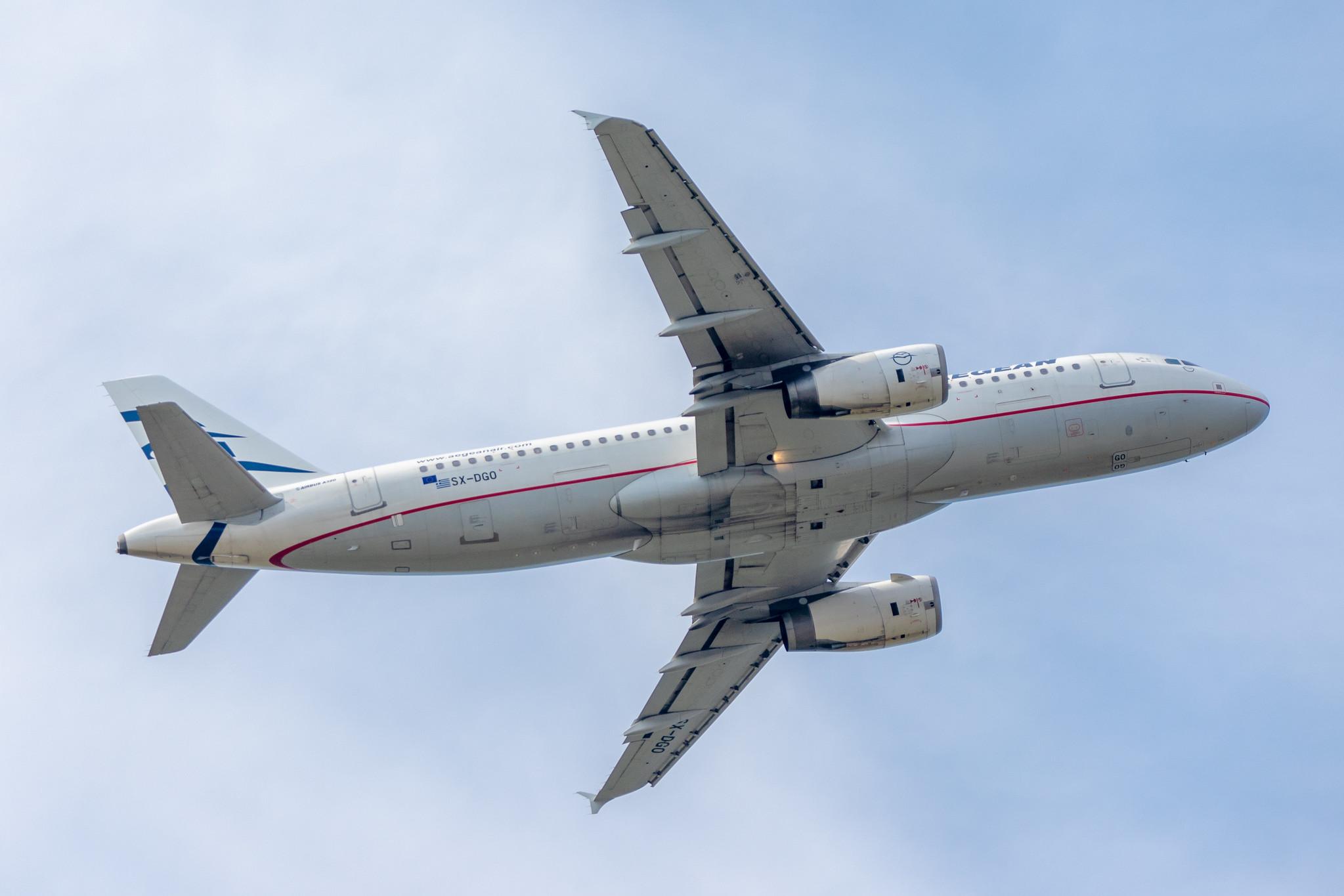Hamburg Airport: Aegean Airlines (A3 / AEE) |  Airbus A320-232 A320 | SX-DGO | MSN 3519