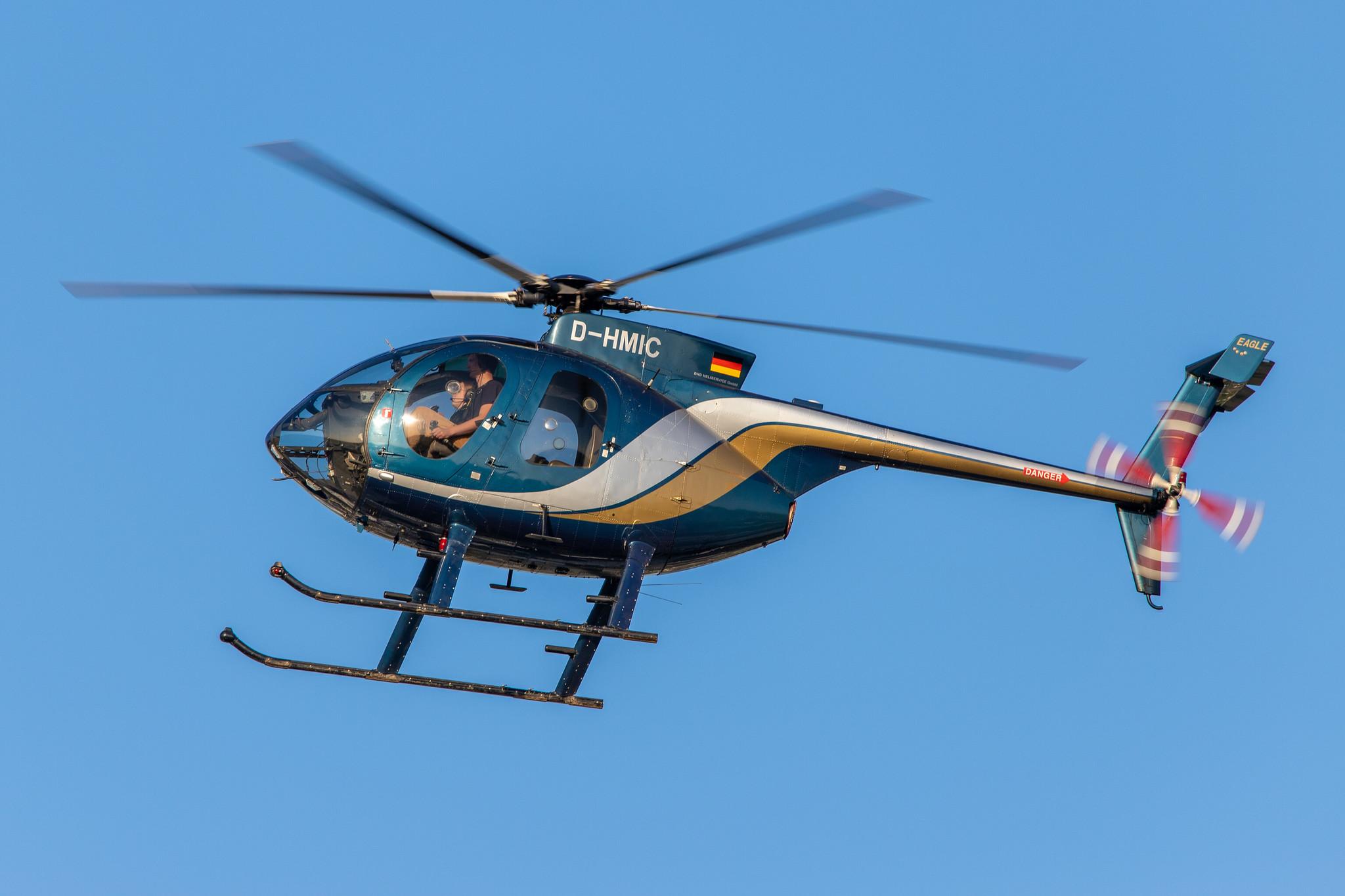 Hamburg Airport: DHD Heliservice |  Hughes 369E H500 | D-HMIC | MSN 0362E