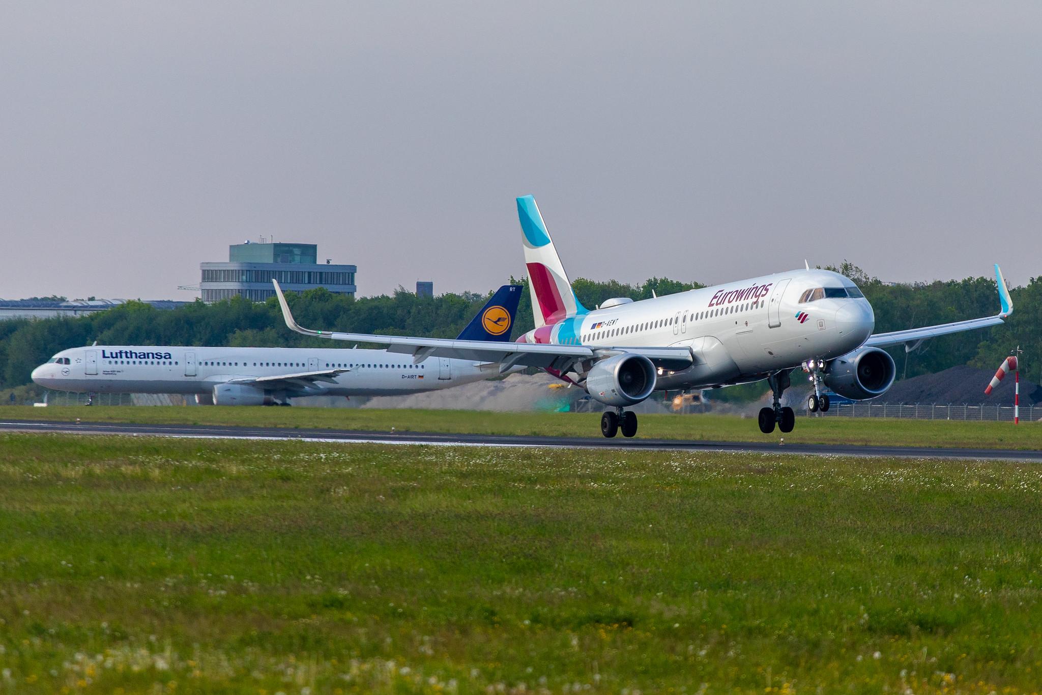 Hamburg Airport: Eurowings (EW / EWG) |  Airbus A320-214 A320 | D-AEWT | MSN 7534