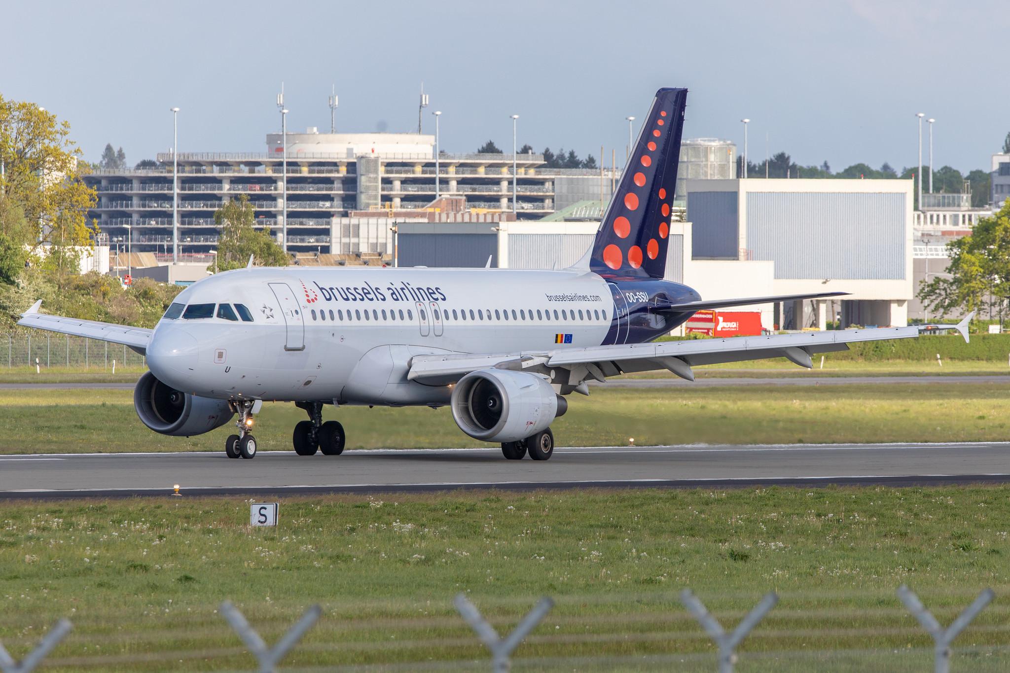 Hamburg Airport: Brussels Airlines (SN / BEL) |  Airbus A319-111 A319 | OO-SSU | MSN 2230