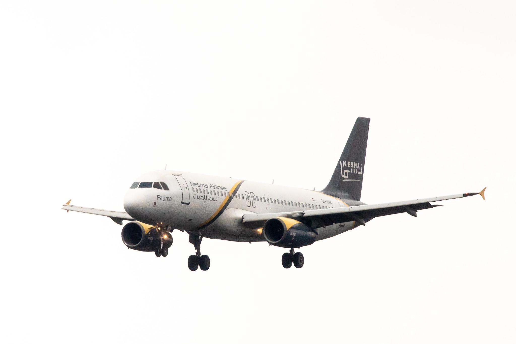 Hamburg Airport: Nesma Airlines (NE / NMA) |  Airbus A320-232 A320 | SU-NMB | MSN 1732